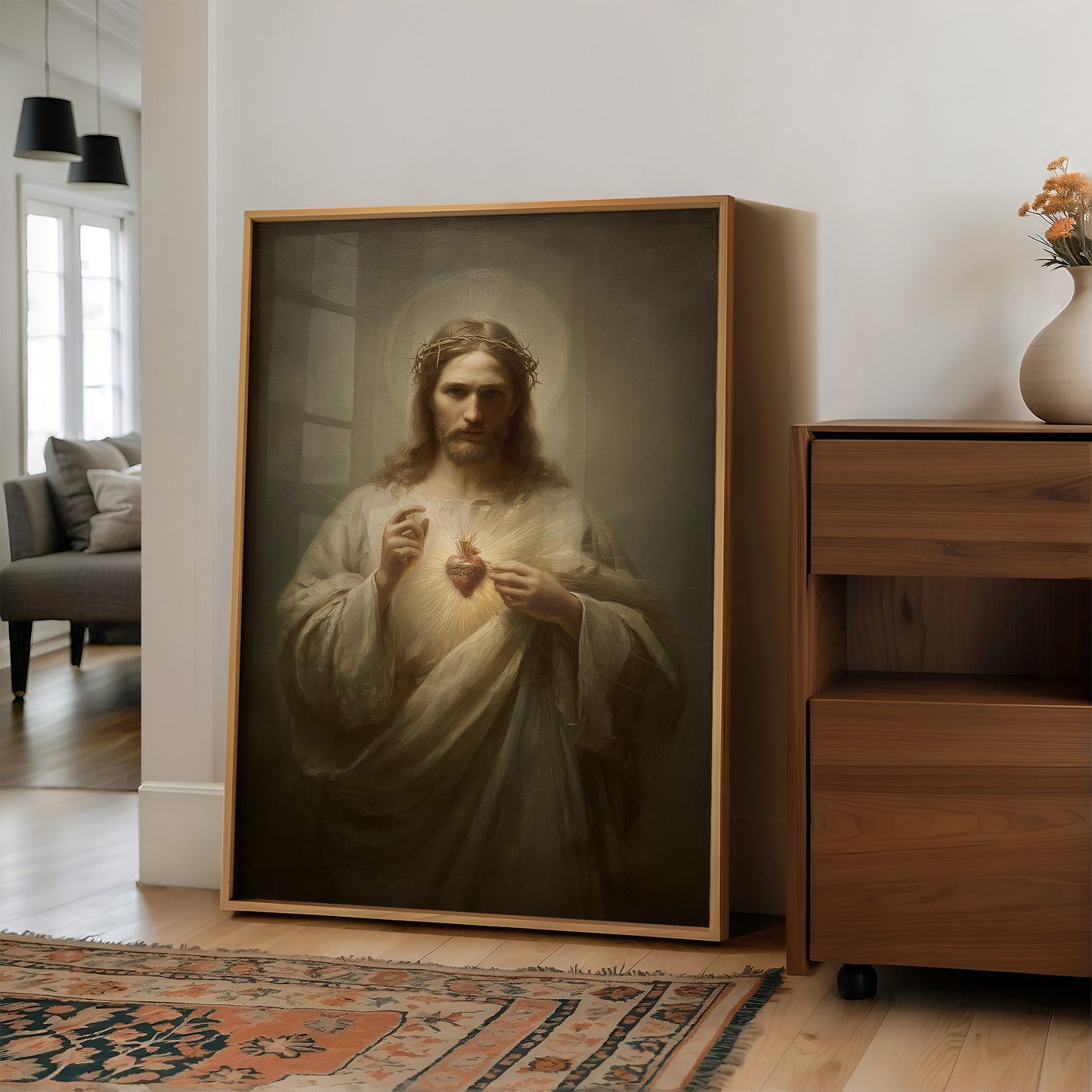 Divine Radiance Illuminates Eternal Promise
