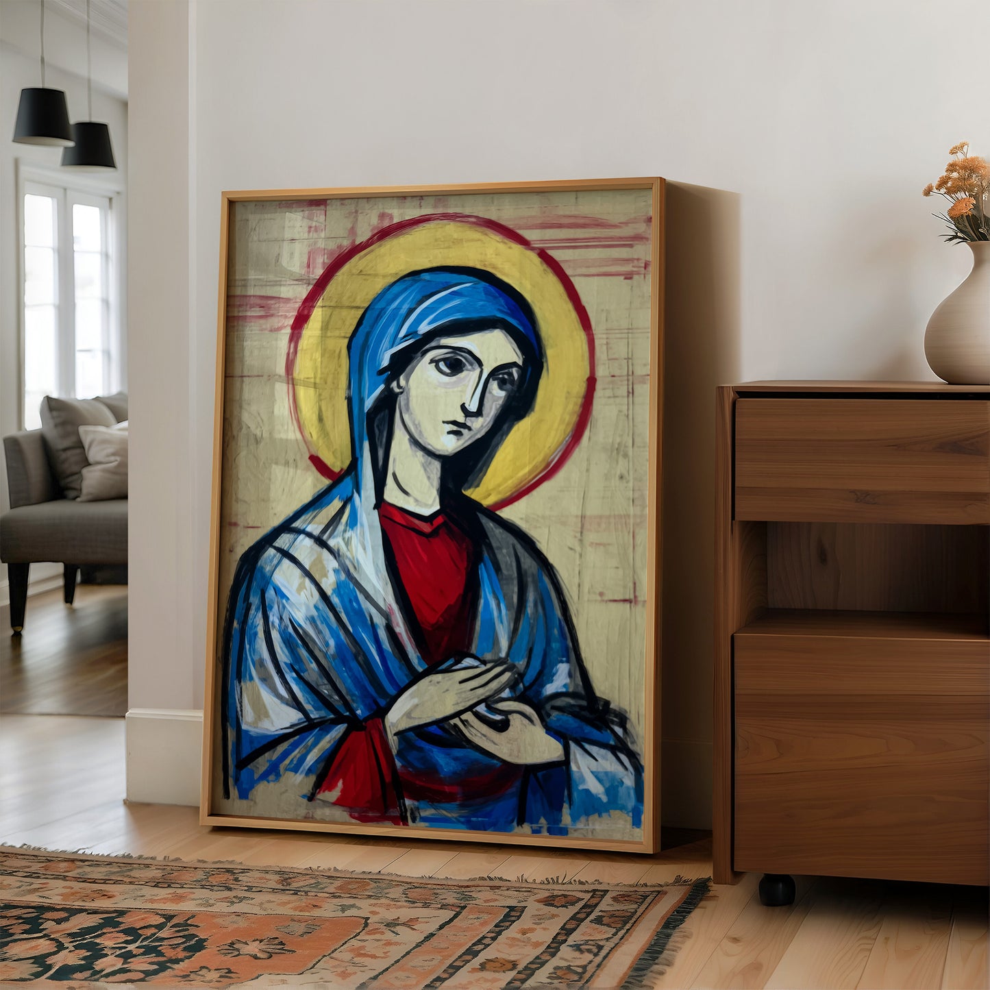 Modern Icon Reimagines Byzantine Tradition