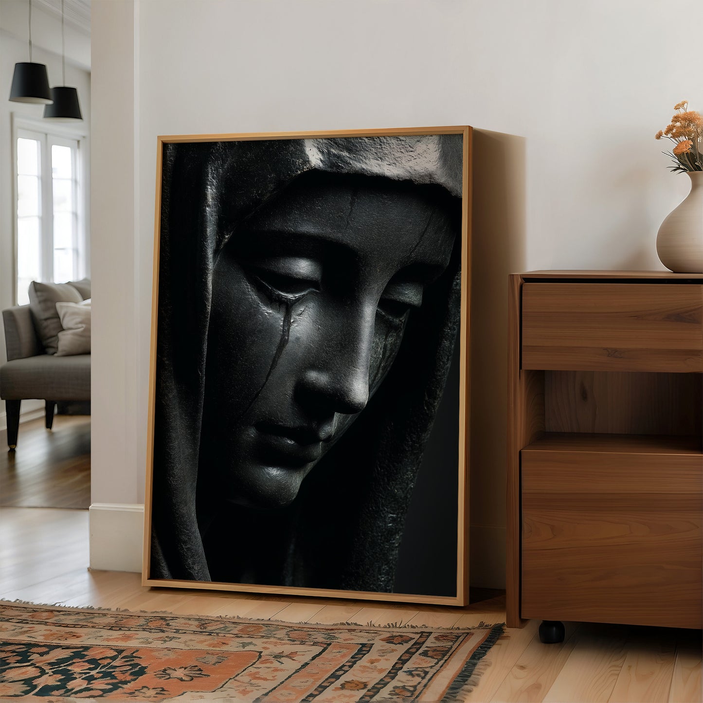 Obsidian Tears Carve Silent Prayers