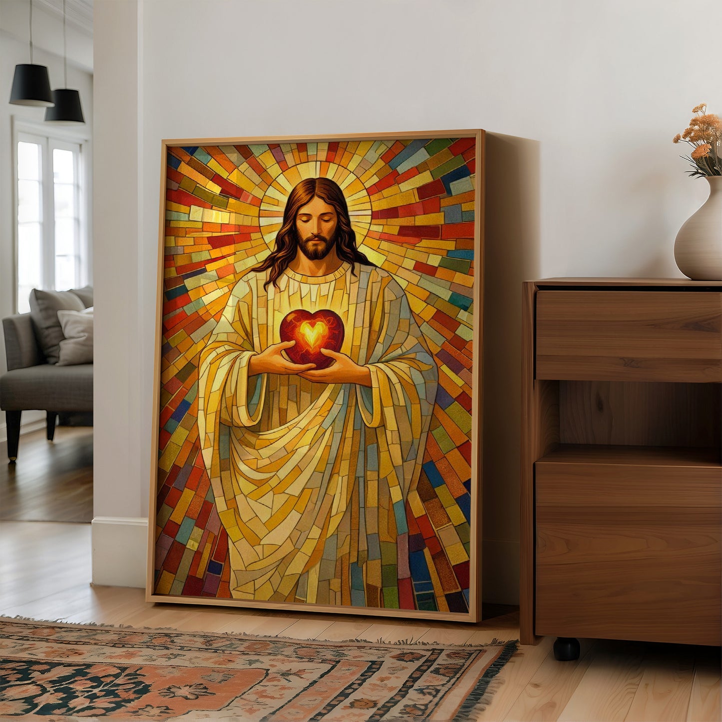 Radiant Mosaic of Divine Compassion