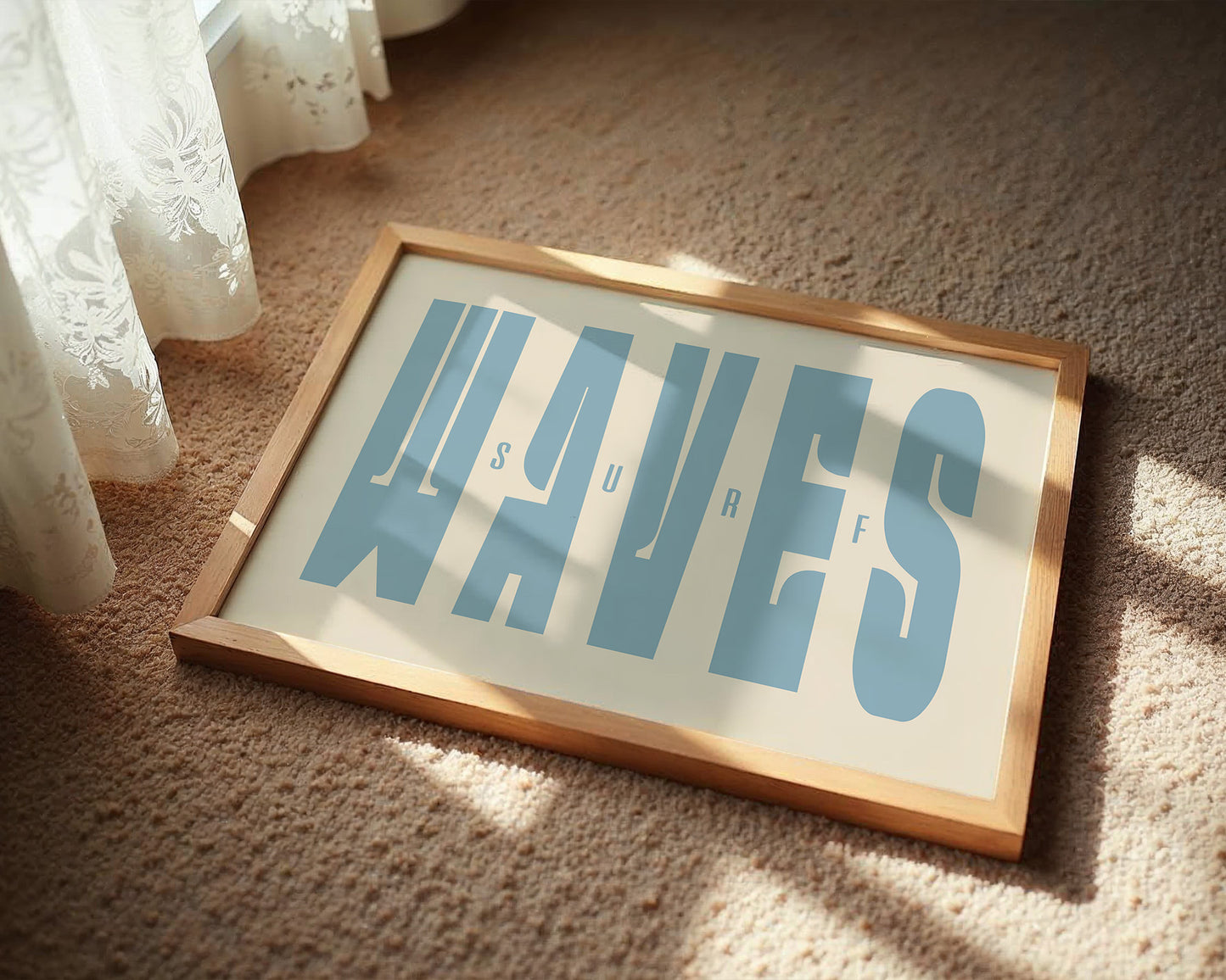 Coastal Typography: Surf Rhythm