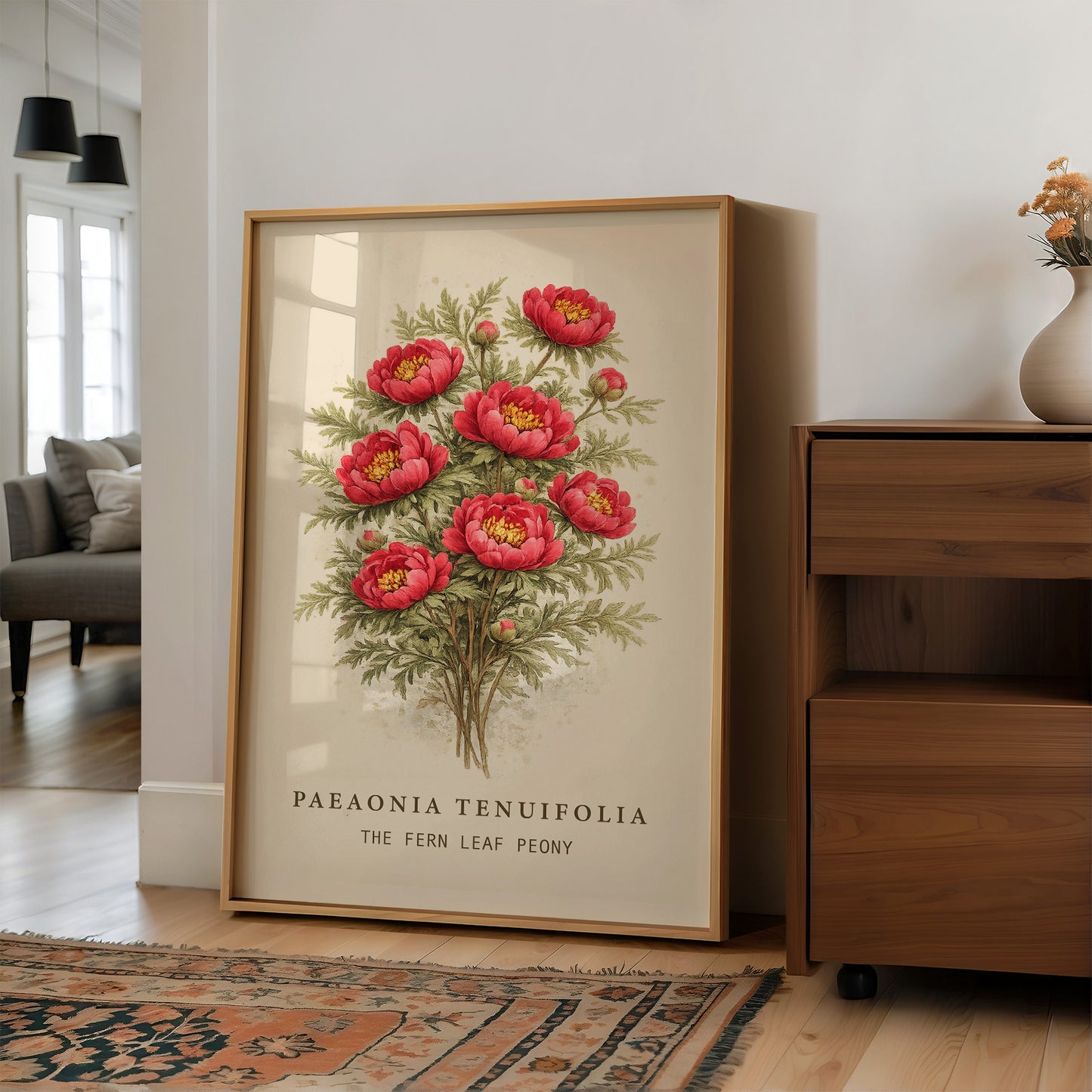 Crimson Nobility: Botanical Heritage Preserved