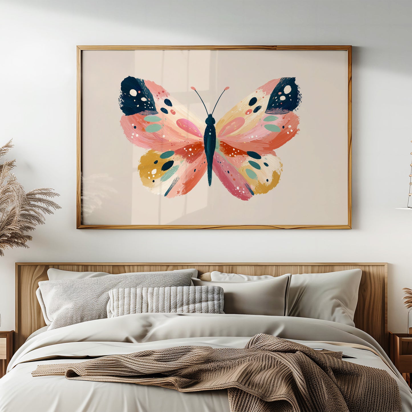 Brushstroke Metamorphosis: Coral Symphony