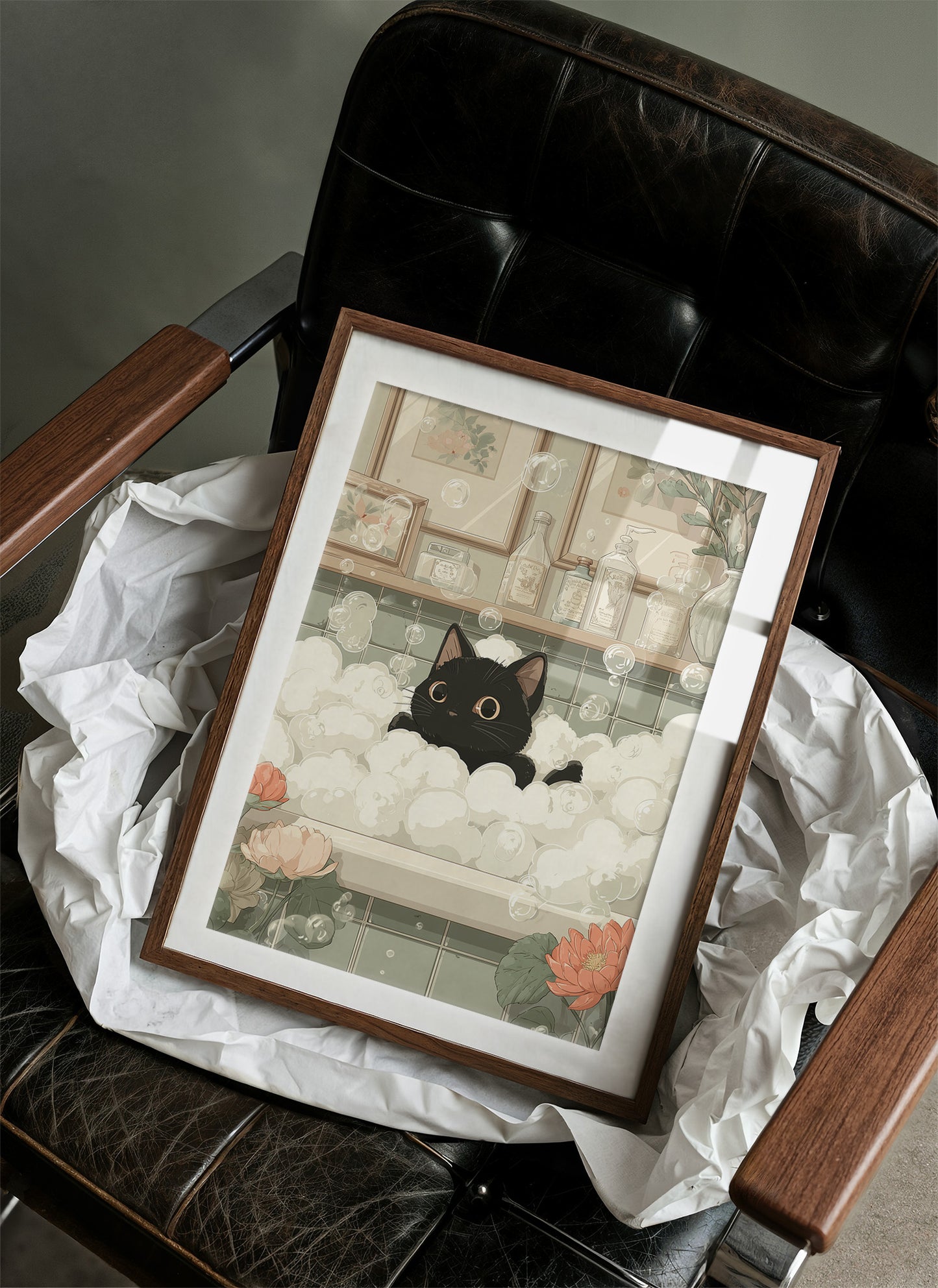 Bubble Bath Confidant: A Feline Spa Day