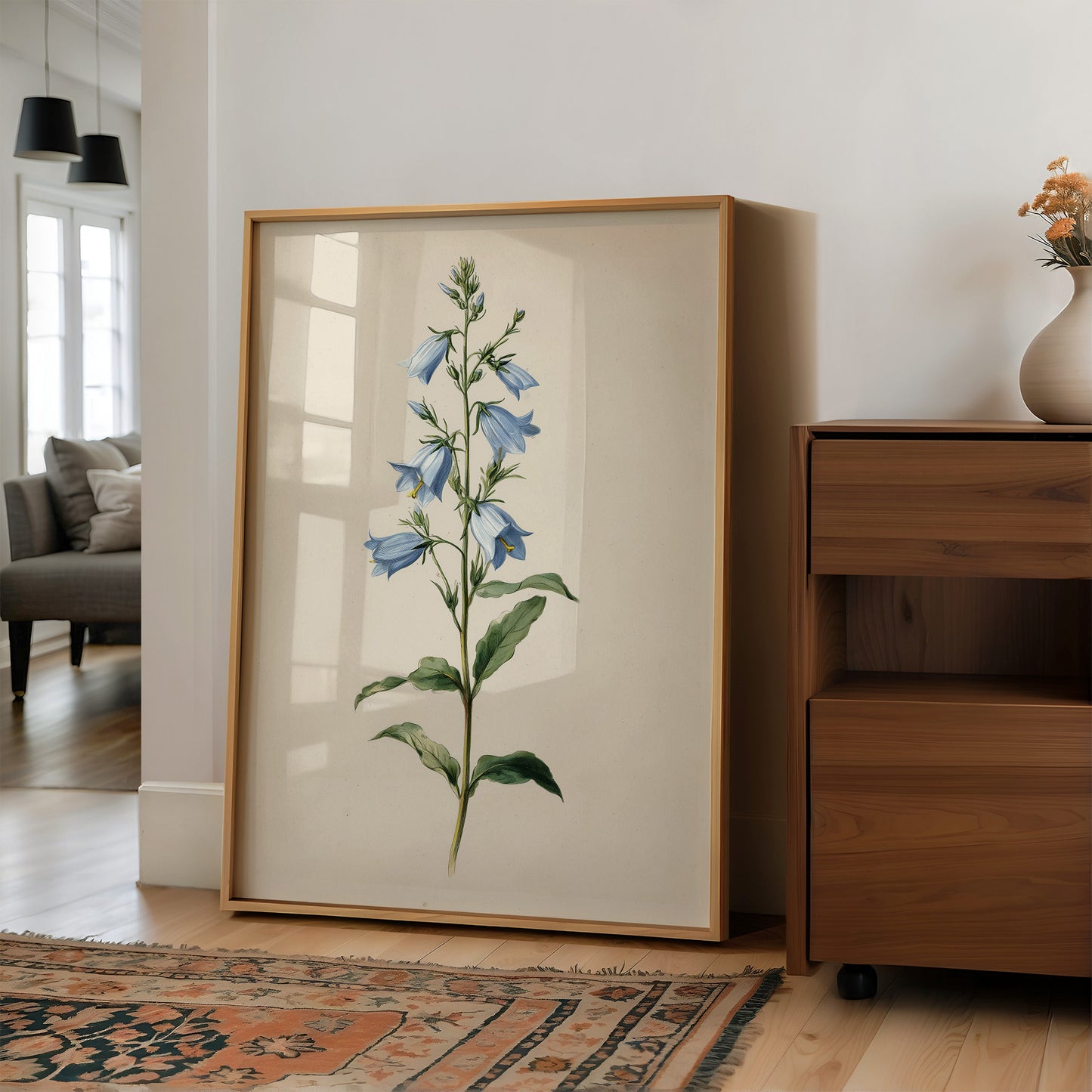Botanical Elegance: Bellflower's Delicate Symphony