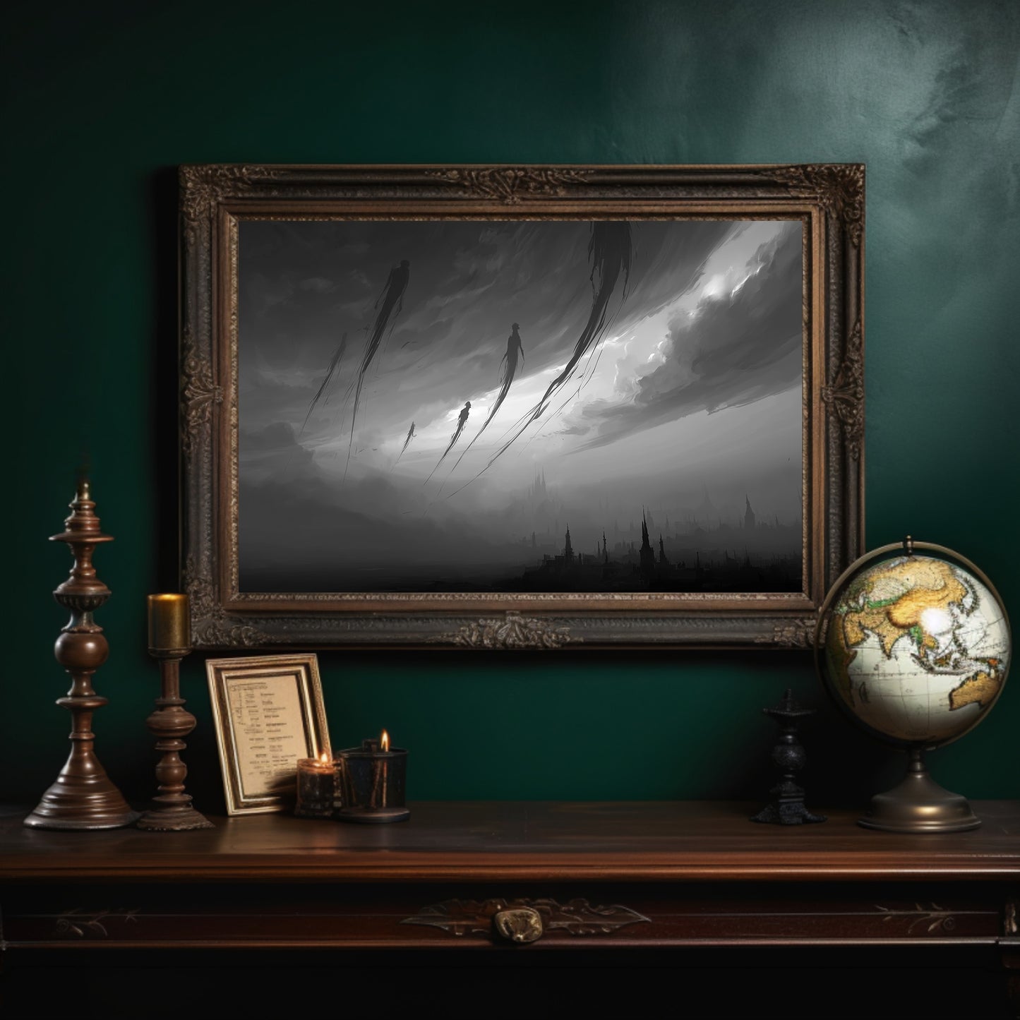 Giants Arrive Through Clouded Skies