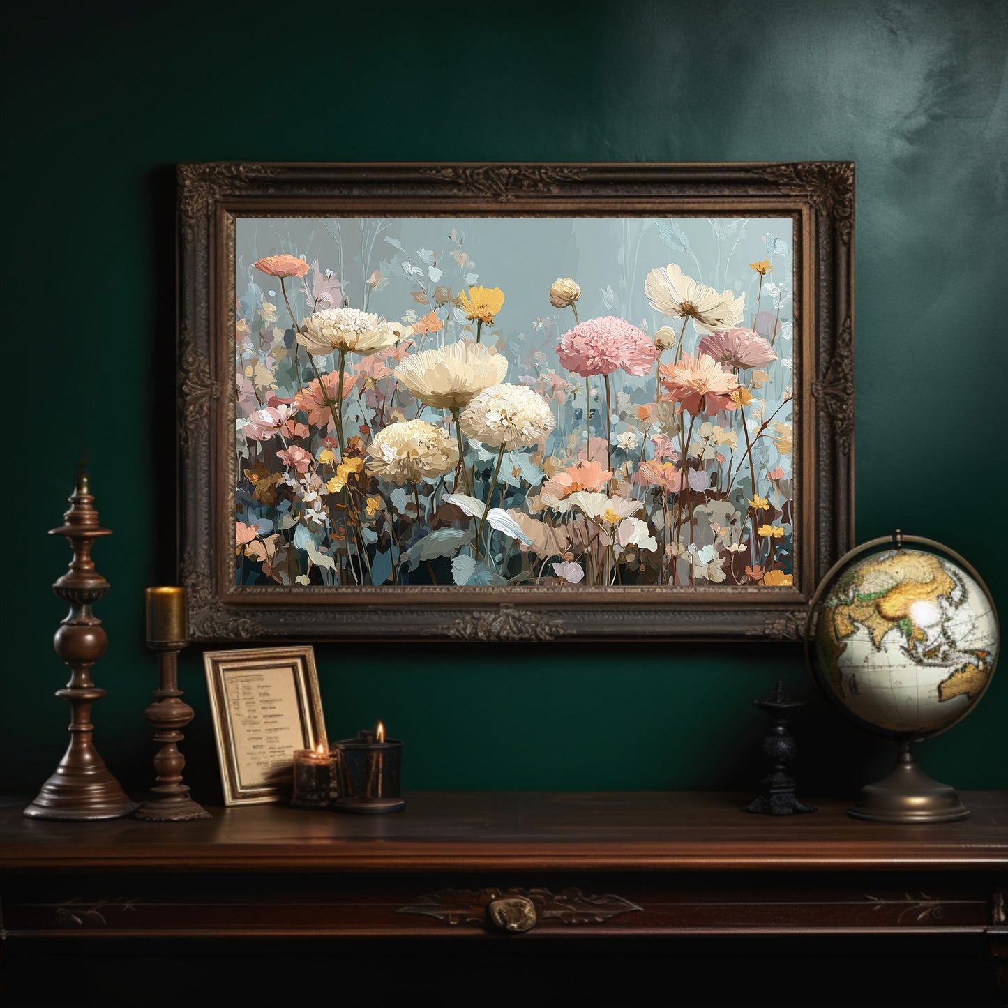 Where Petals Bow to Quiet Air