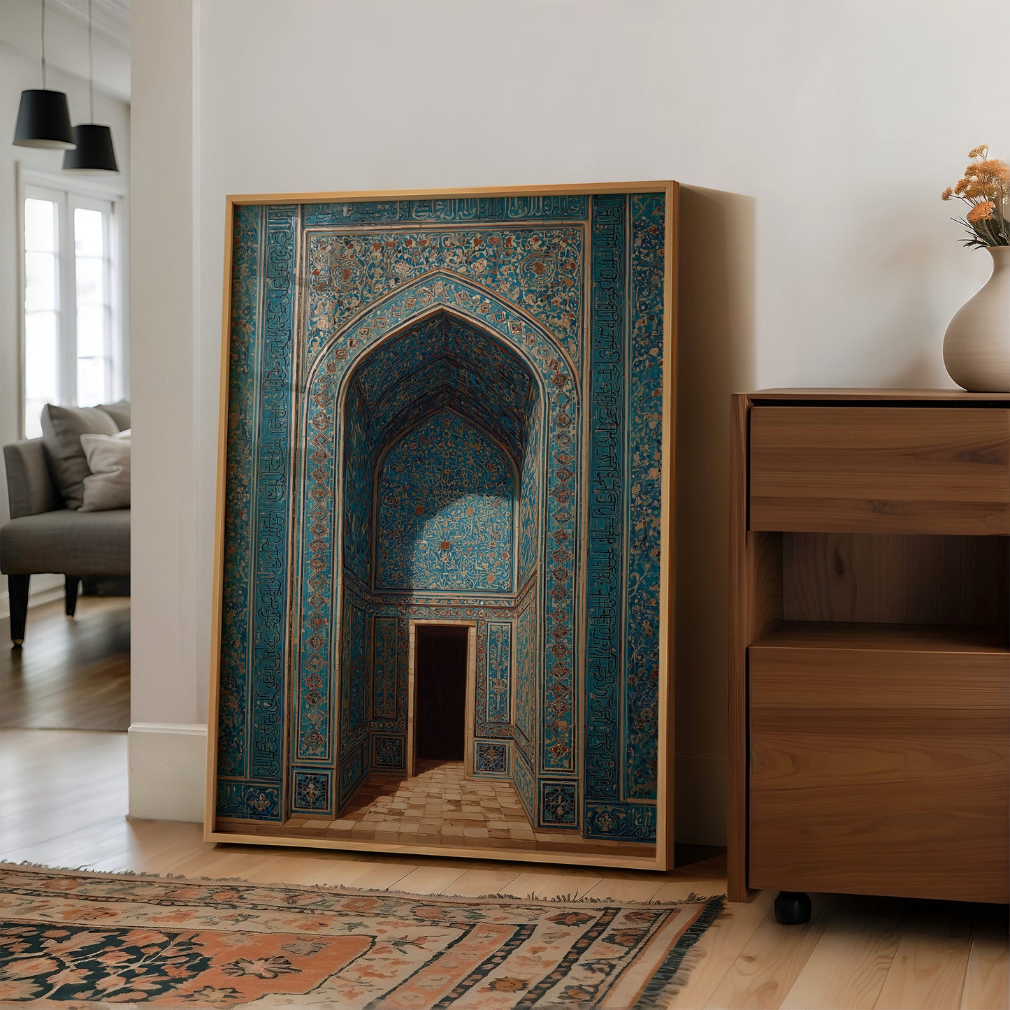 Turquoise Prayers Written In Gold