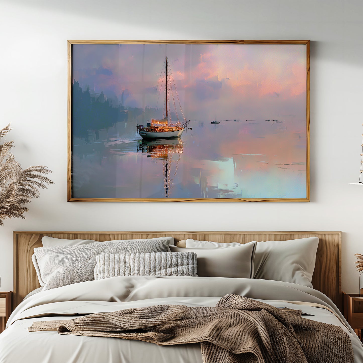 The Harbor Glows Before Dawn