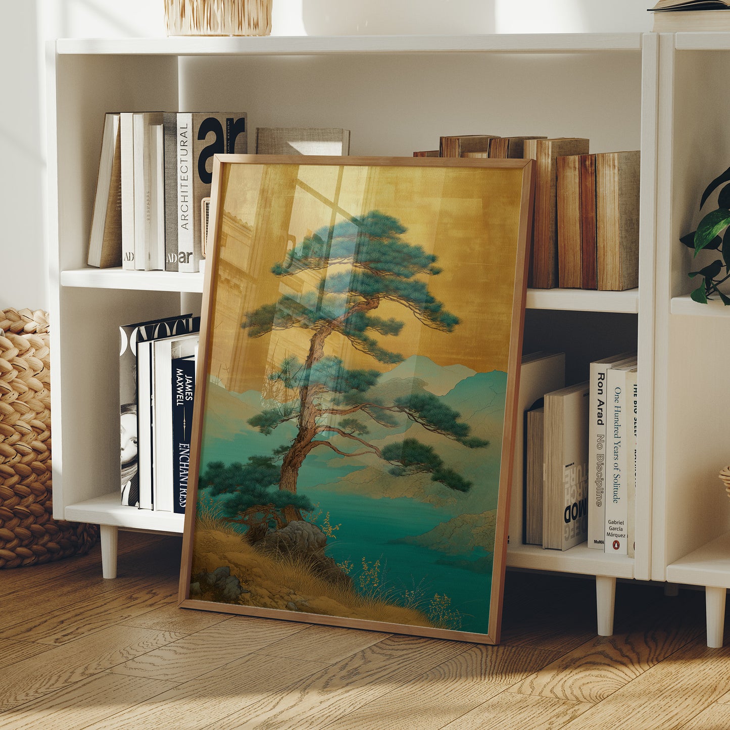 Lone Pine Greets Turquoise Dawn