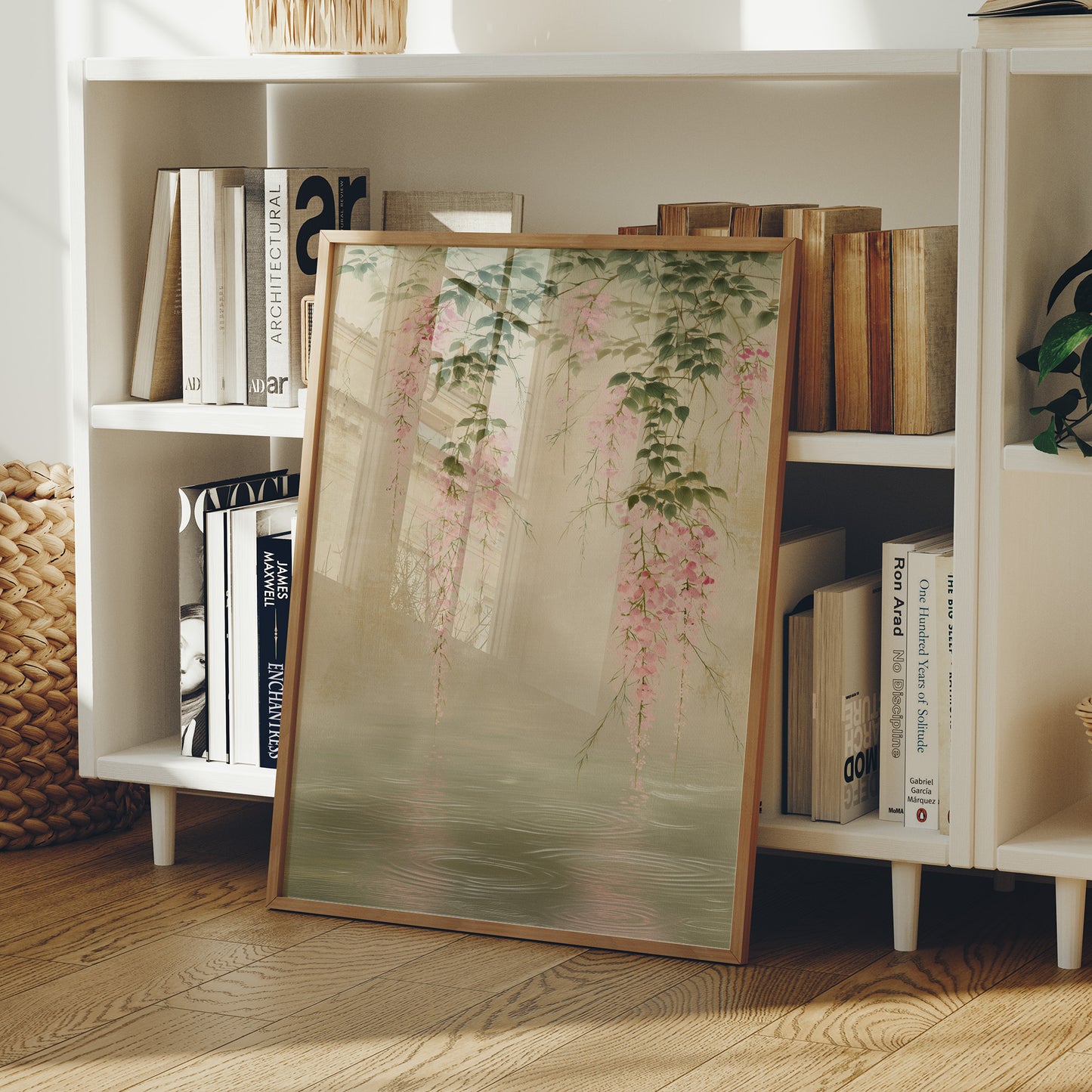 Cherry Blossoms Kiss The Water