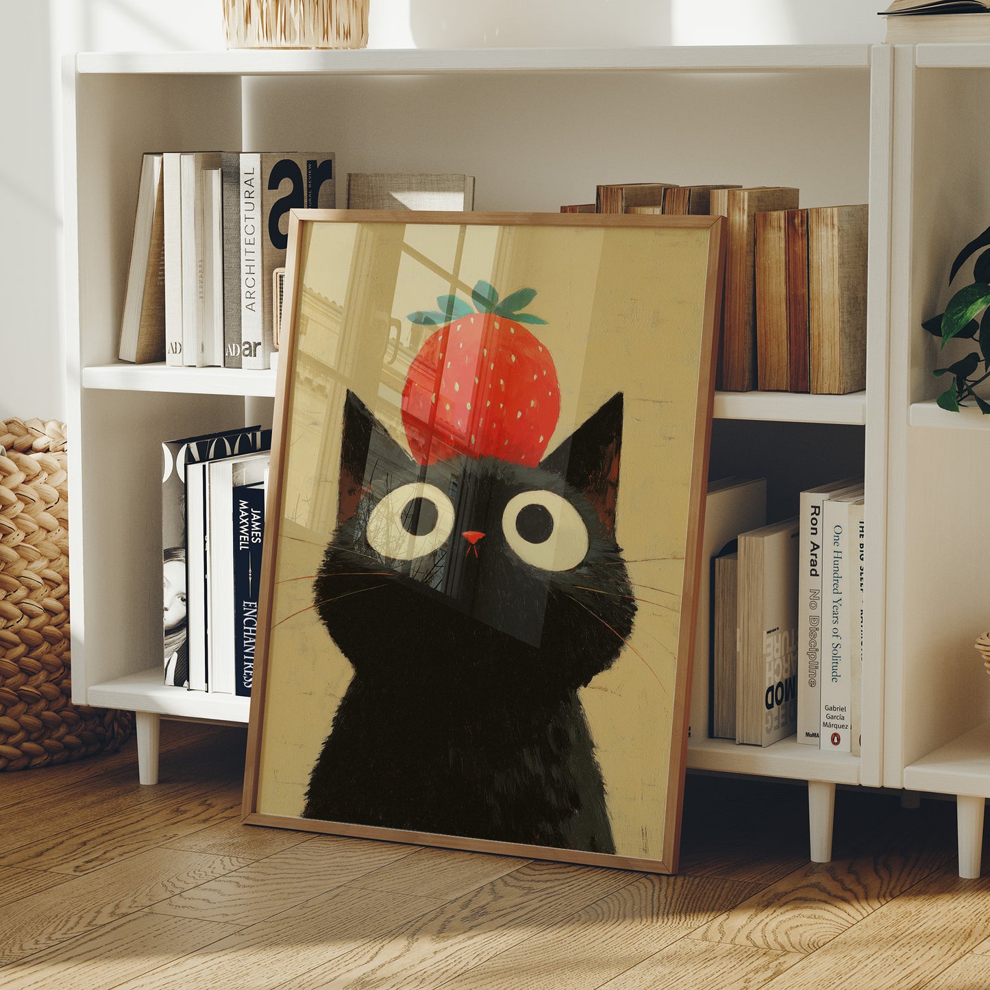 Black Cat Dreams Of Strawberry Days