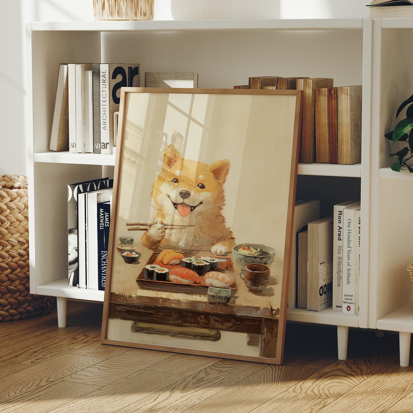 Sushi Night With Happy Shiba