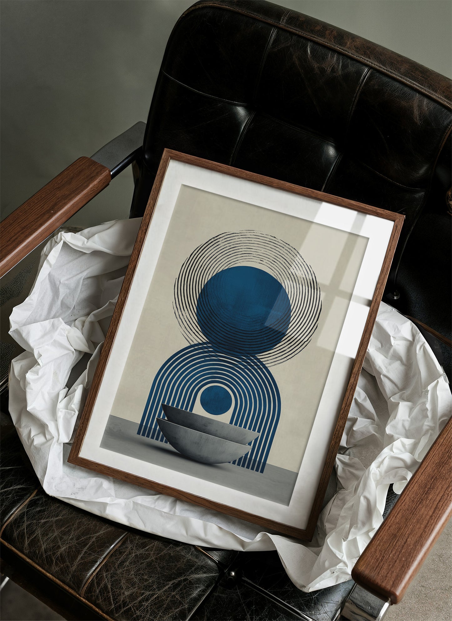 Blue Circles Dance In Morning Light