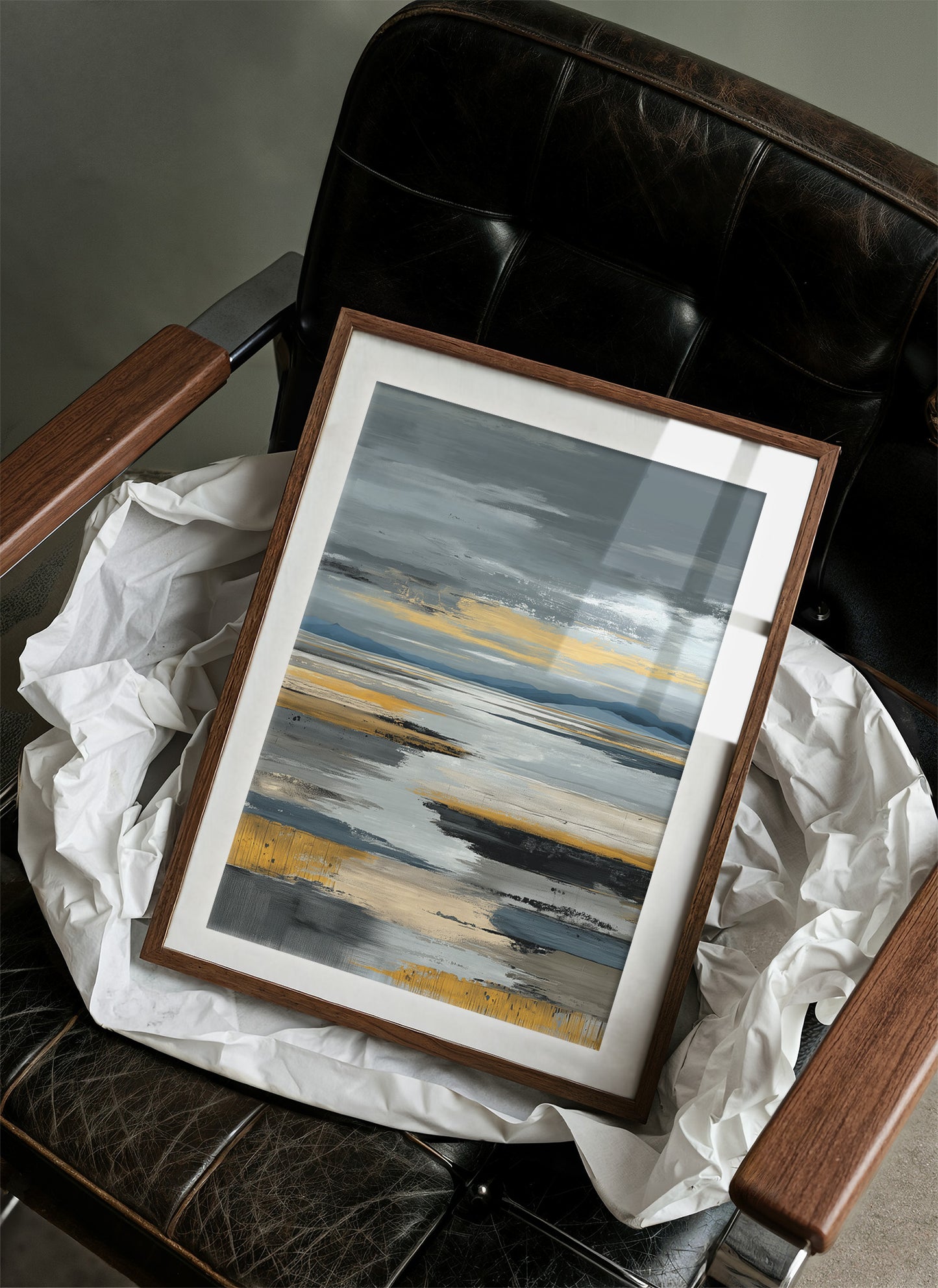 Coastal Mist Meets Golden Shore