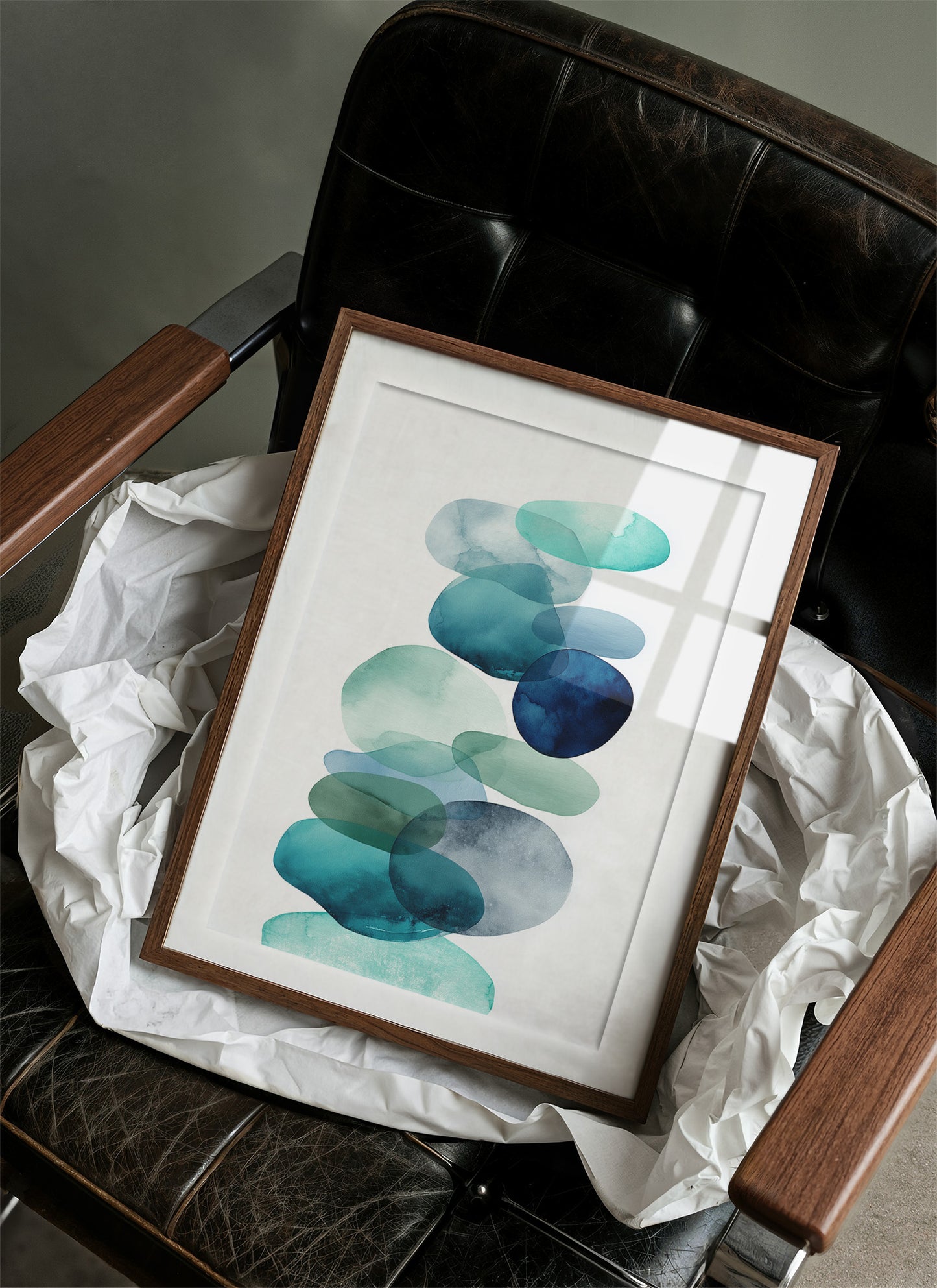 Ocean Stones Float Through Morning