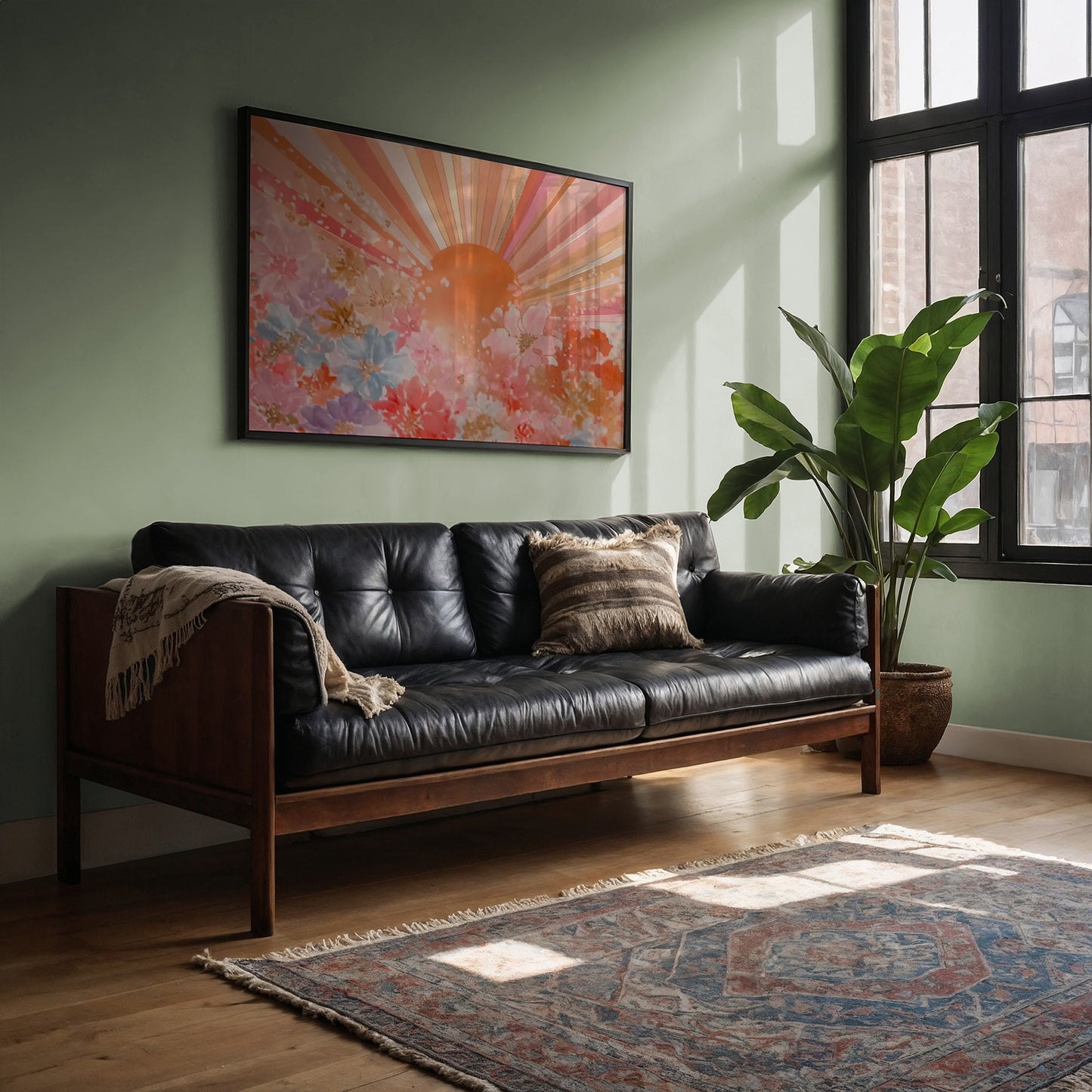 Morning Glory Blossoms Chase Sunbeams