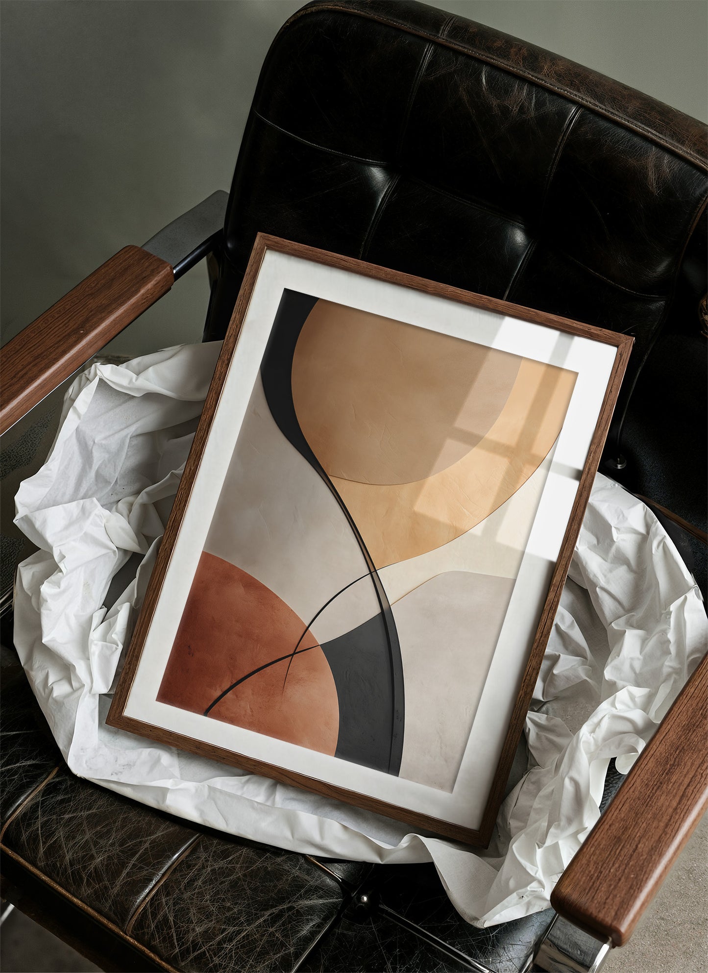 Curves Dance In Terracotta Light