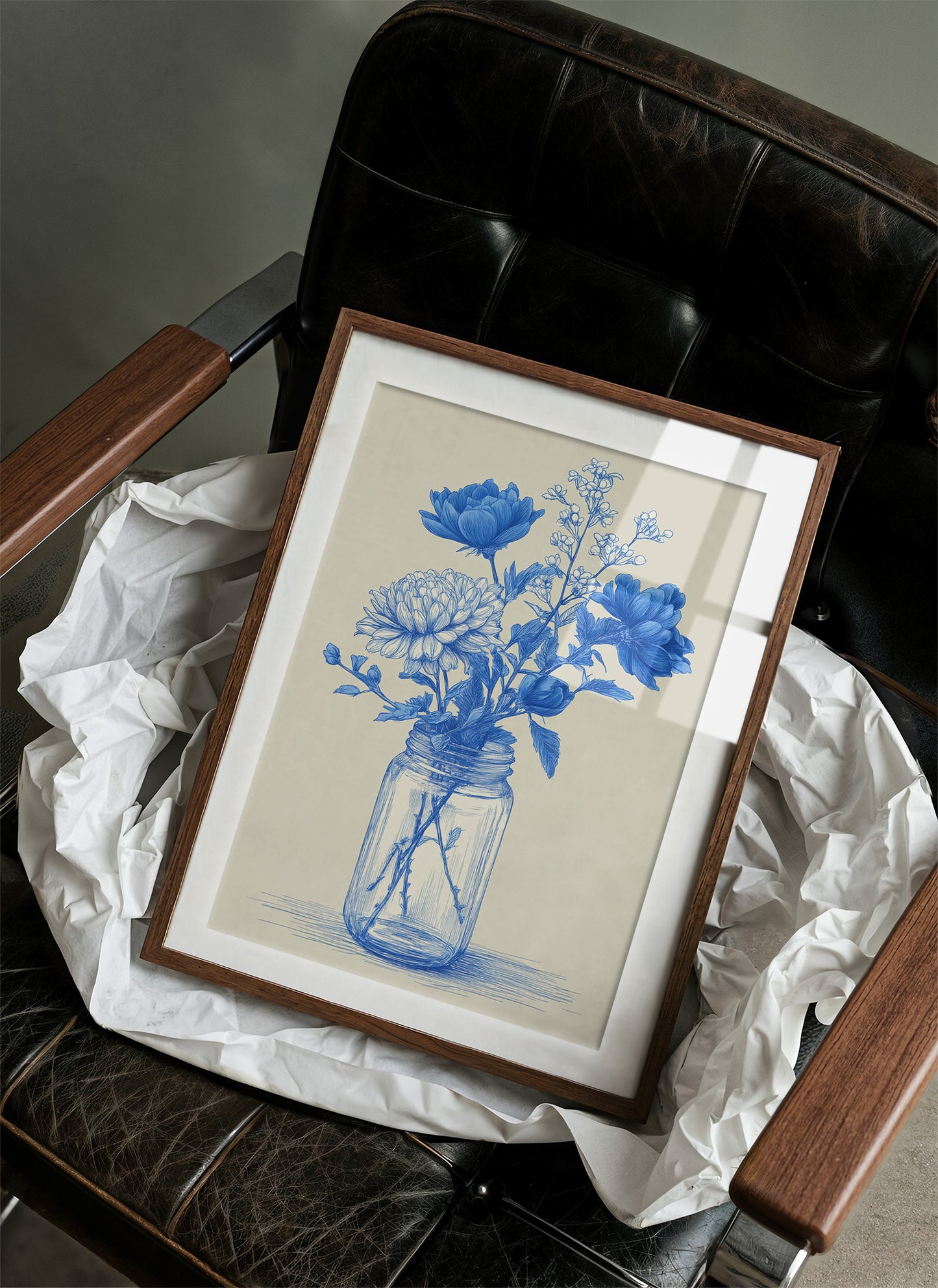 Blue Peonies Paint Their Stories