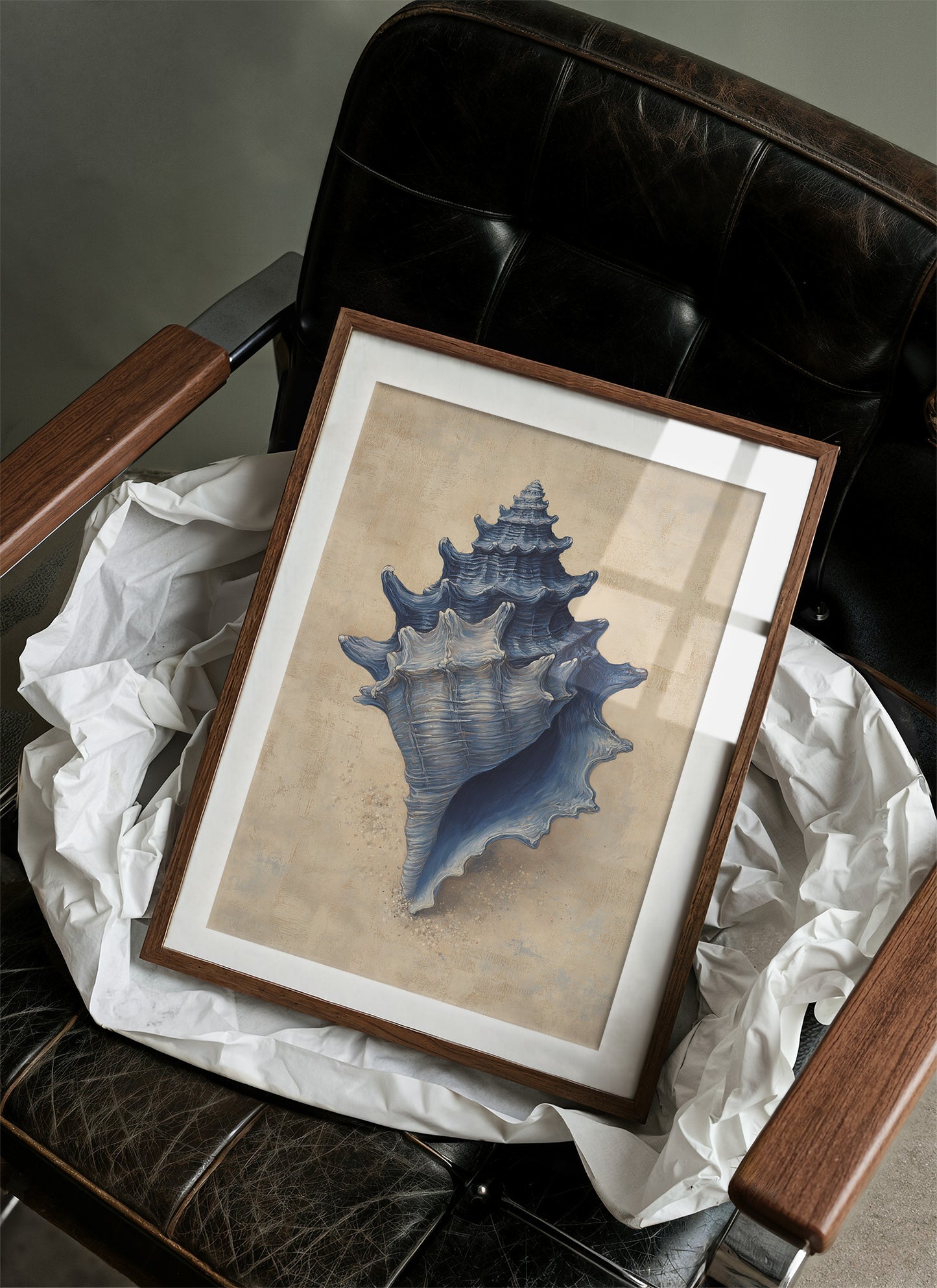 Ocean Memories In Indigo Blue