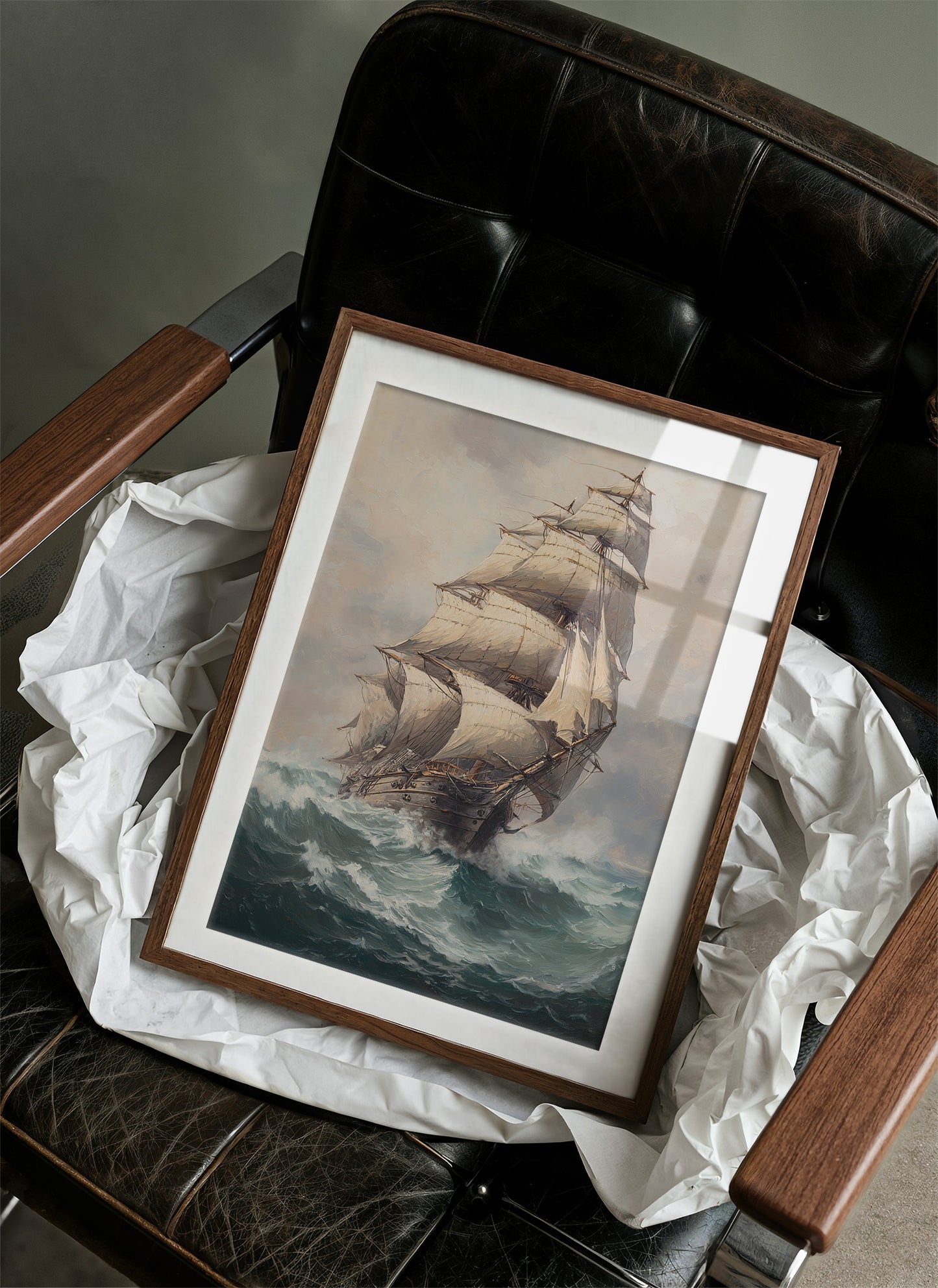 Tall Ships Dance On Restless Tides