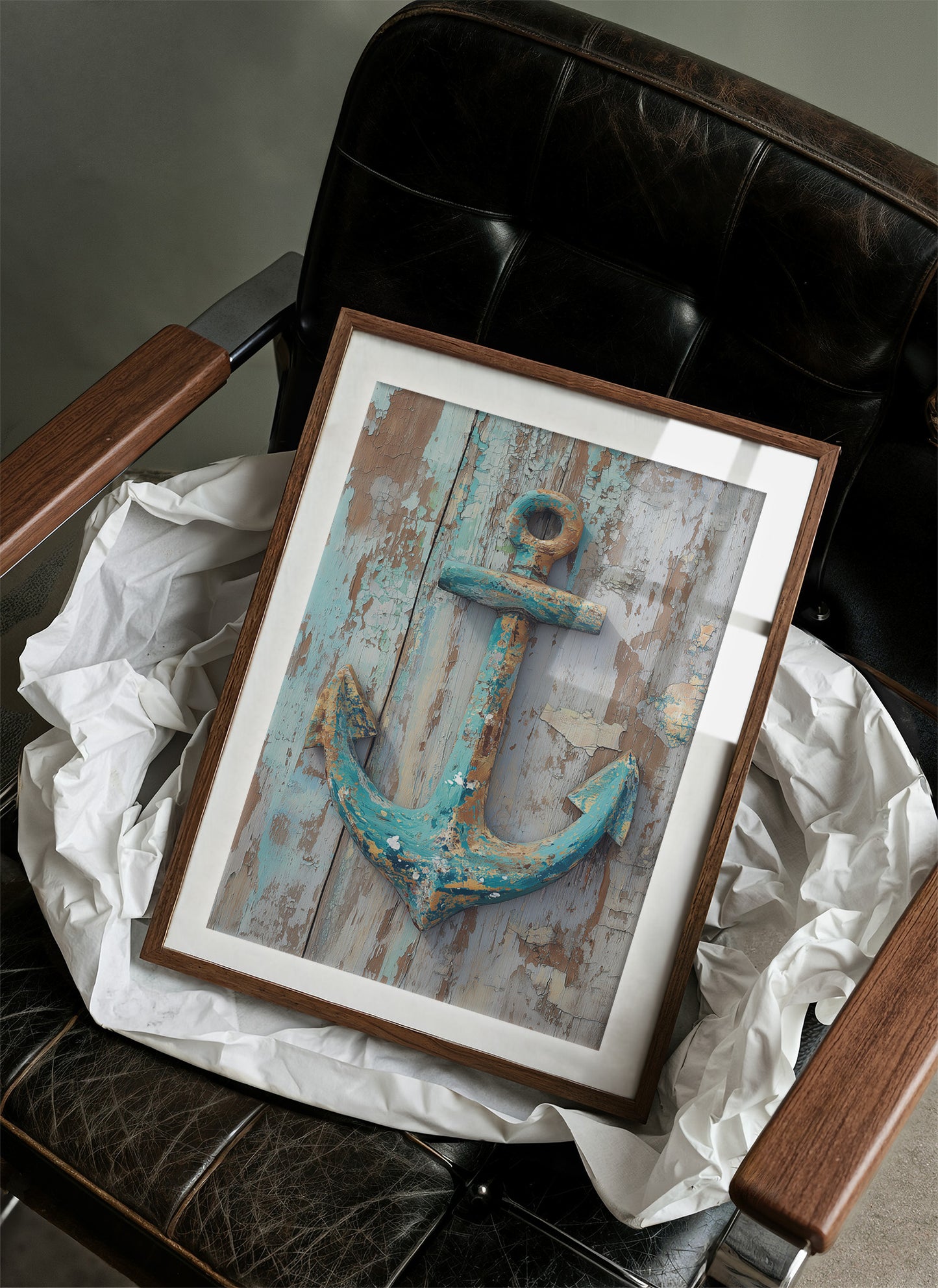 Weathered Anchor Tells Coastal Tales