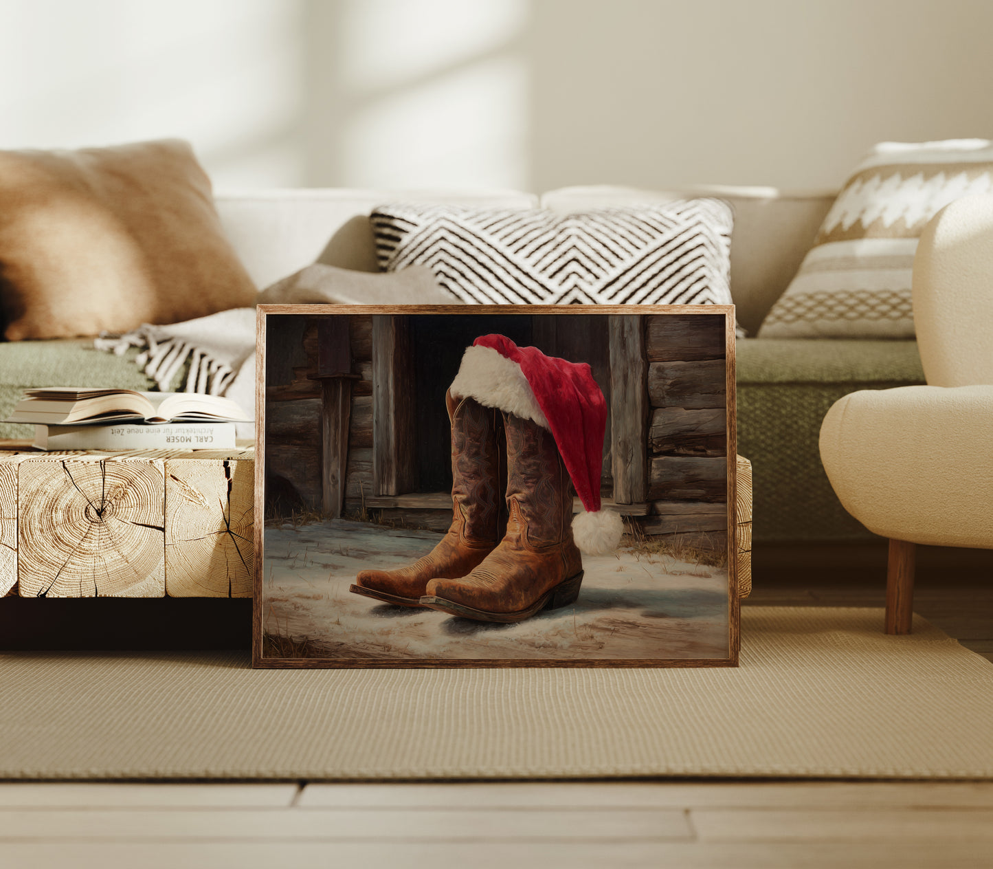 Rustic Holiday: Cowboy Boots Meet Christmas Spirit
