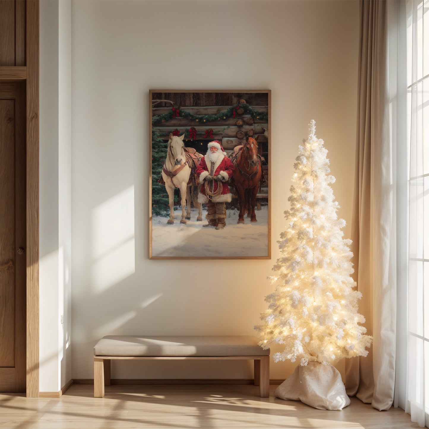 Frontier Christmas: Santa's Western Sleigh Team