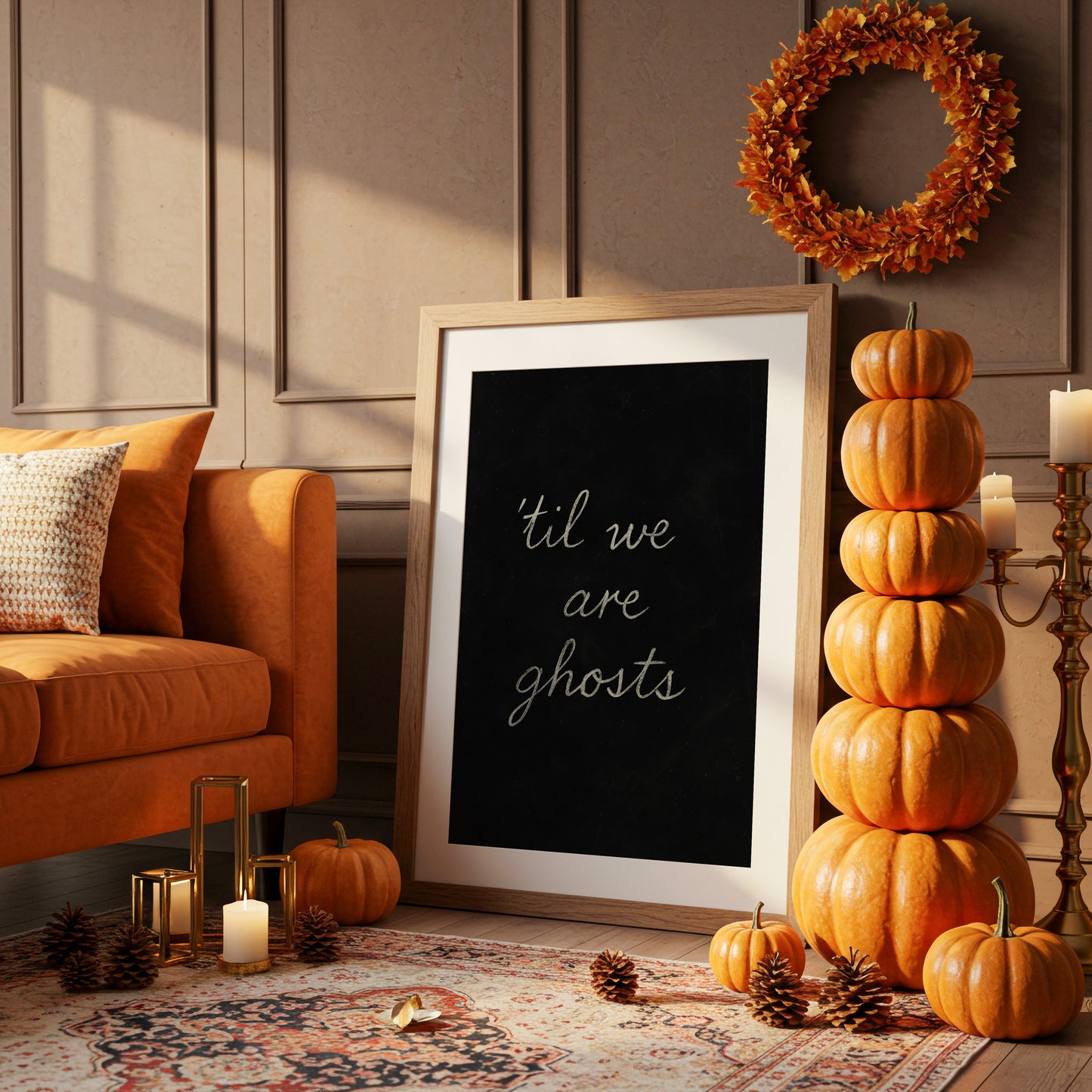 Haunting Words On Midnight Canvas