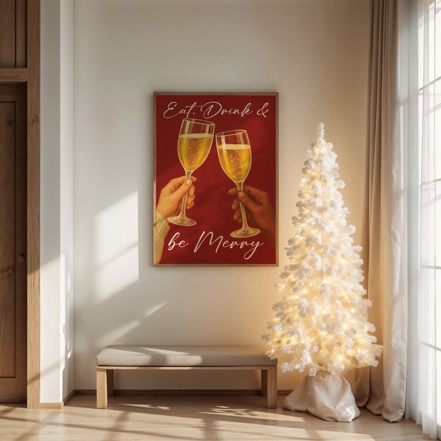 Crimson Toast To Simple Joys