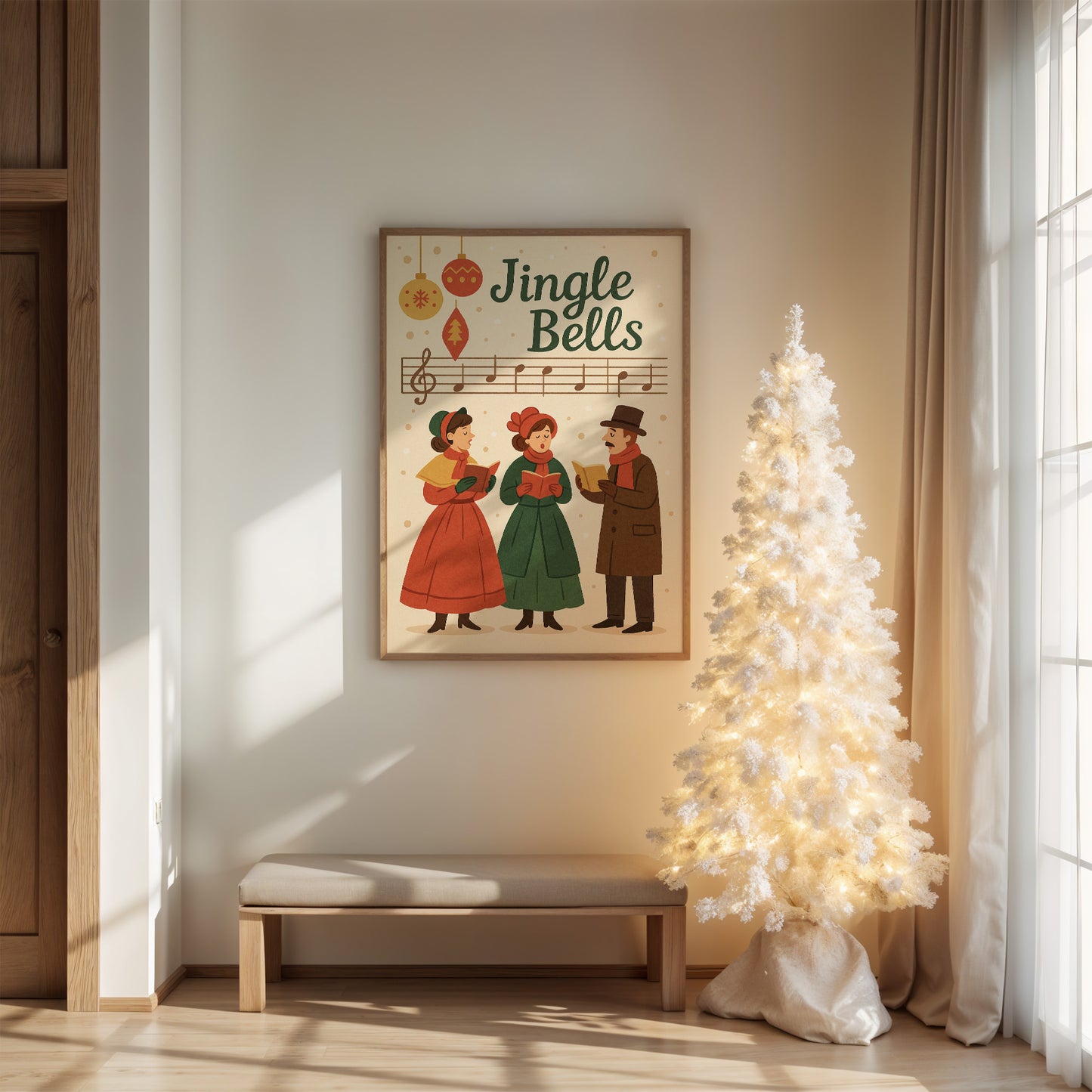 Carolers Sing Nostalgic December Melodies