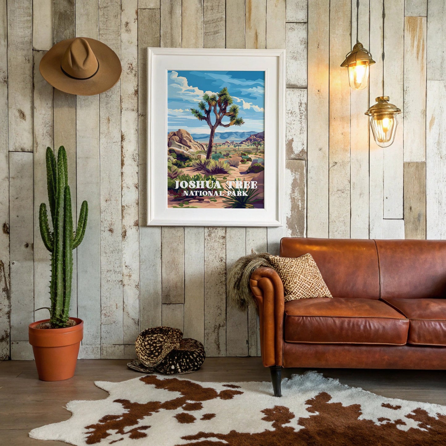 Desert Sentinel Under Azure Skies