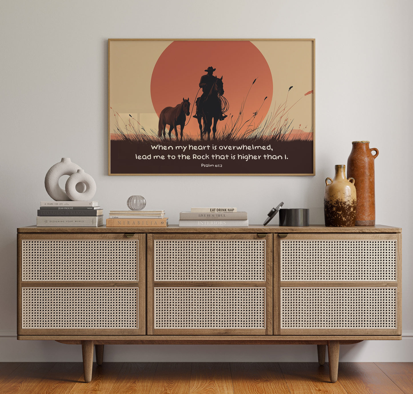 Faith Rides The Crimson Horizon