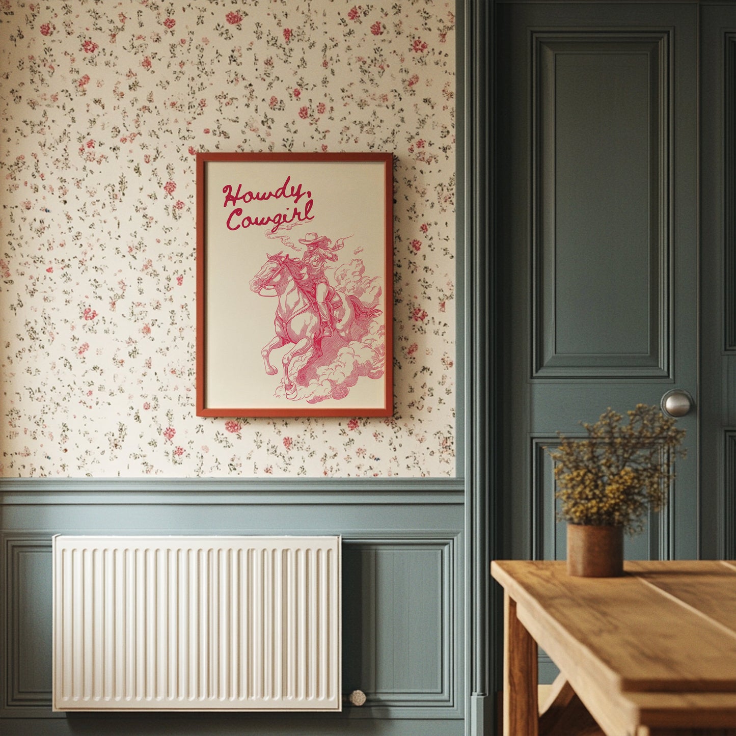 Pink Dust On Frontier Trails