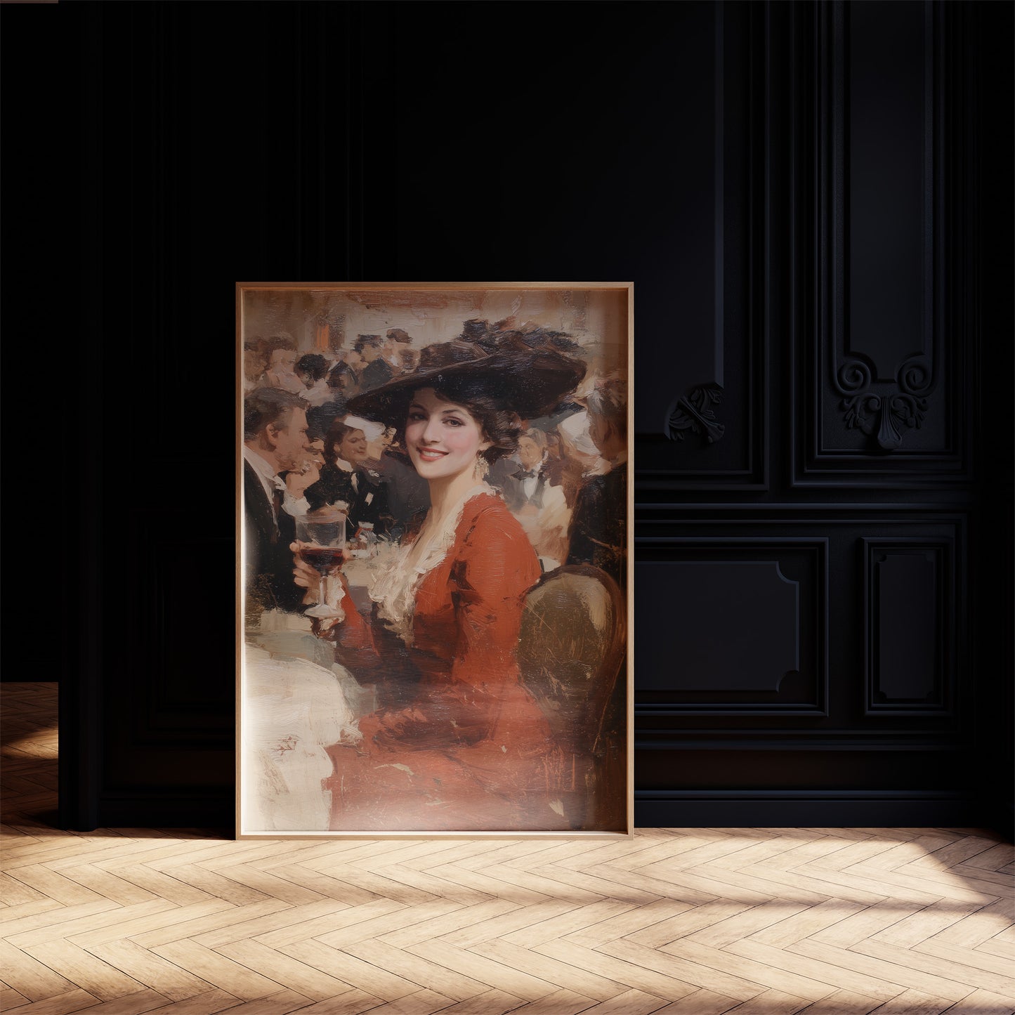 Scarlet Toast Among Society Figures