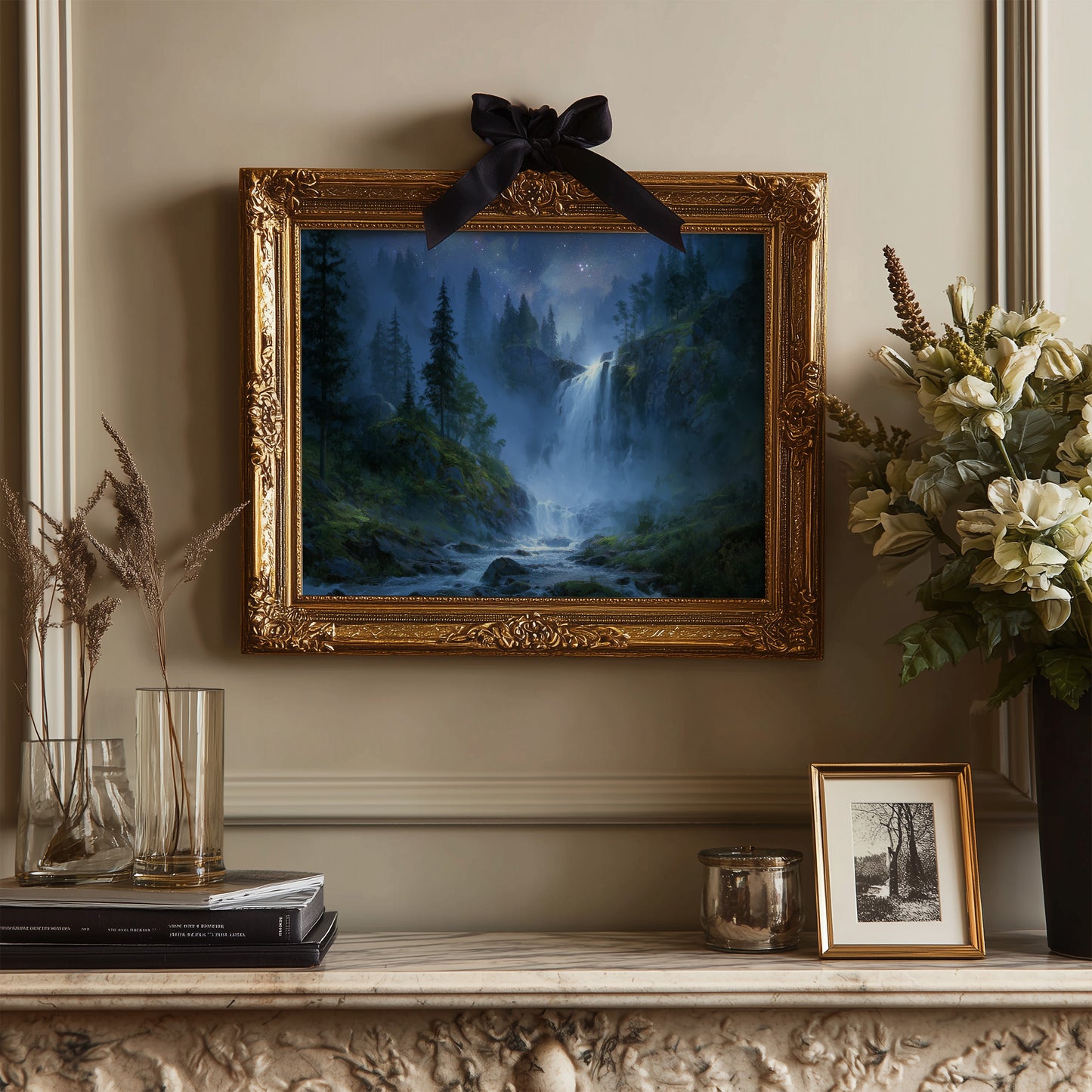 Cascading Secrets Of Midnight Forest