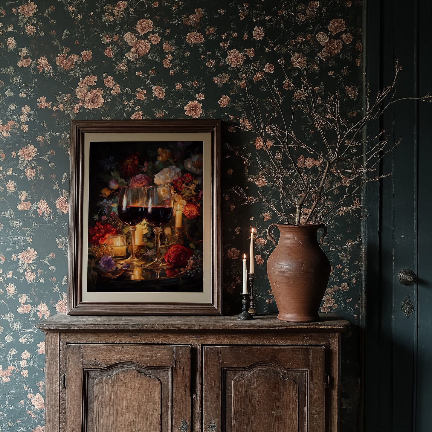 Velvet Hour Between Rose Petals