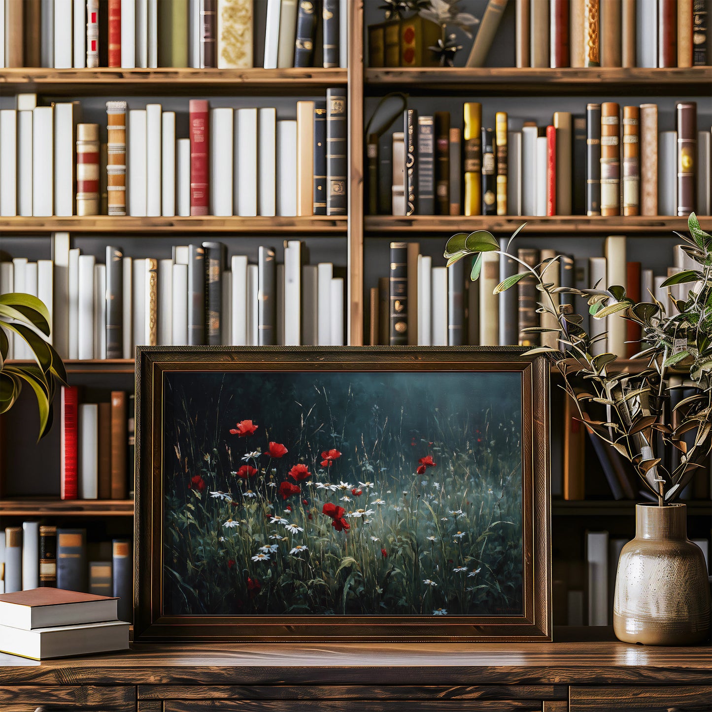 Poppies Dance Among Literary Worlds