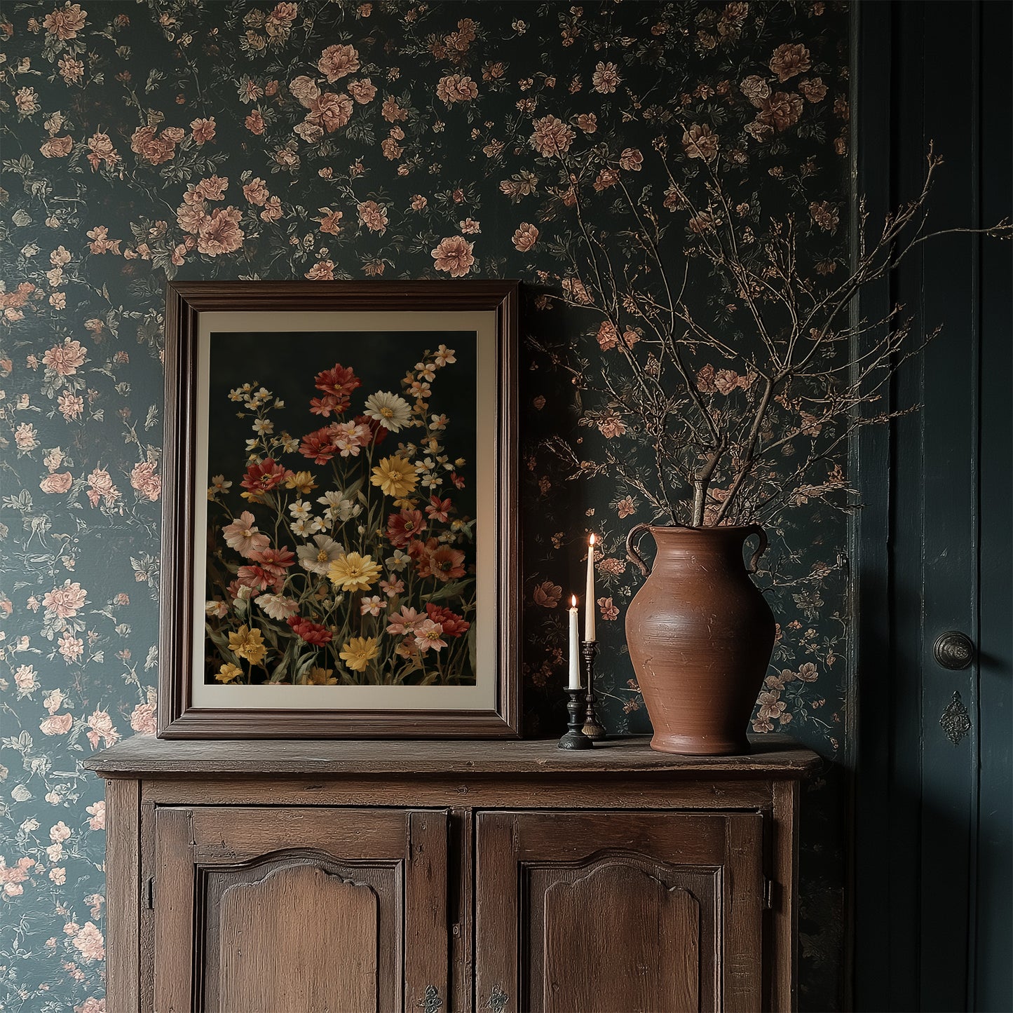 Blooms Against Midnight Walls