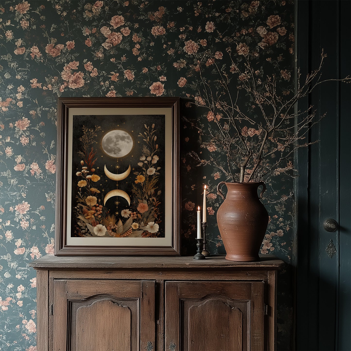 Lunar Garden Between Cosmic Tides