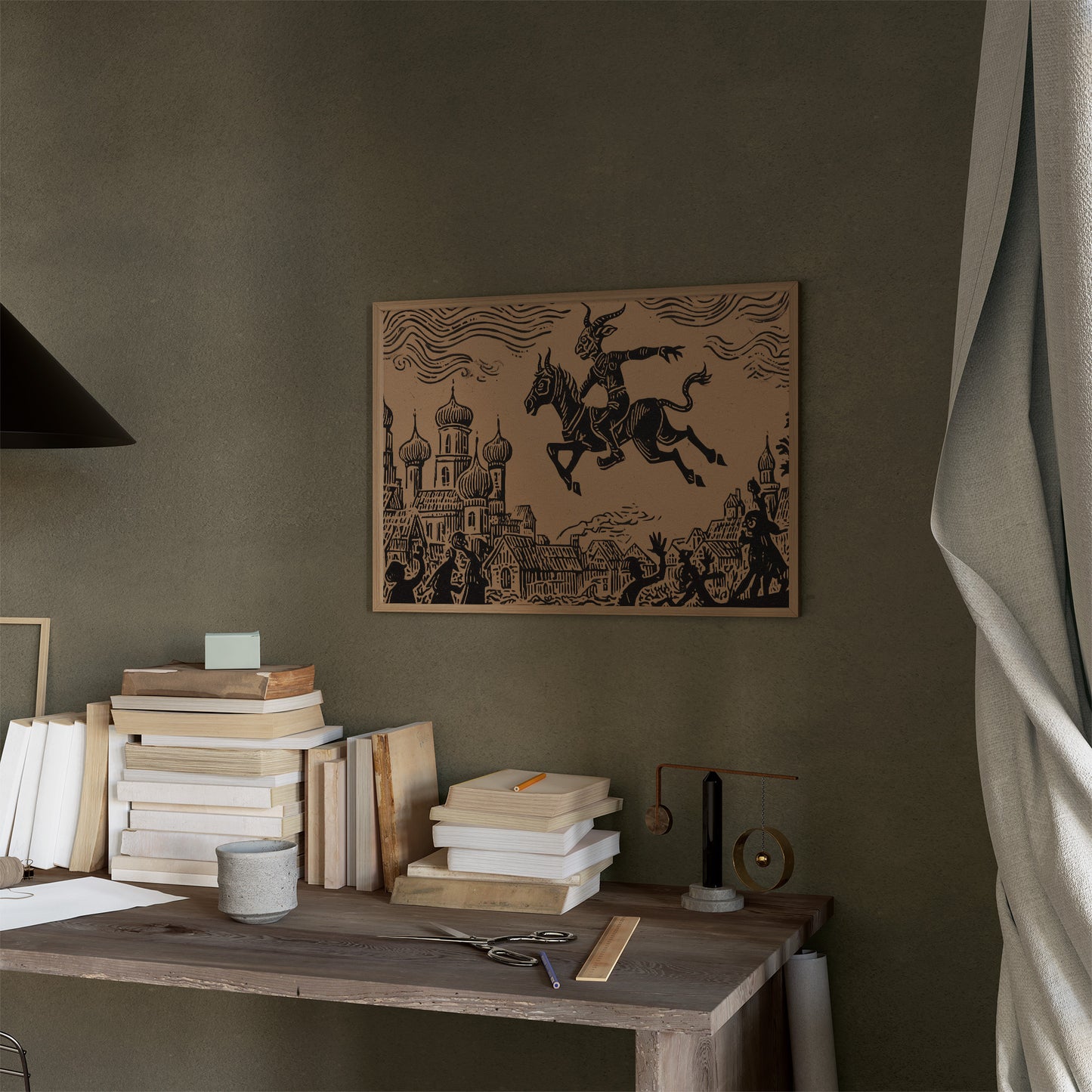 Ancient Riders Cross Storybook Skies