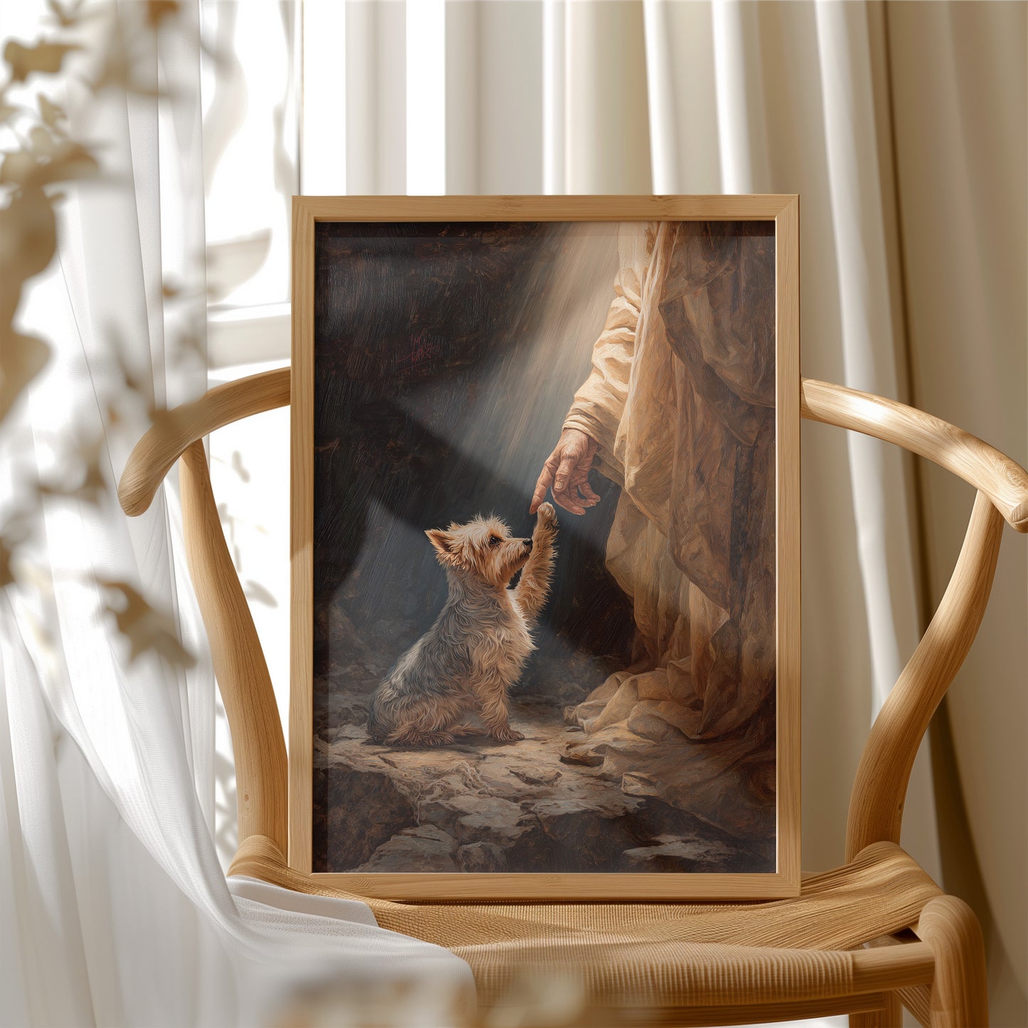 Faithful Companion Reaches For Light