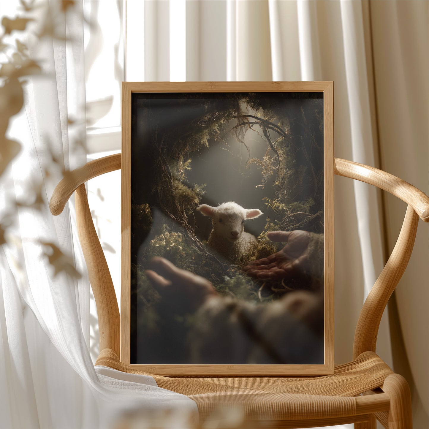 Innocence Nestled In Forest Hollow