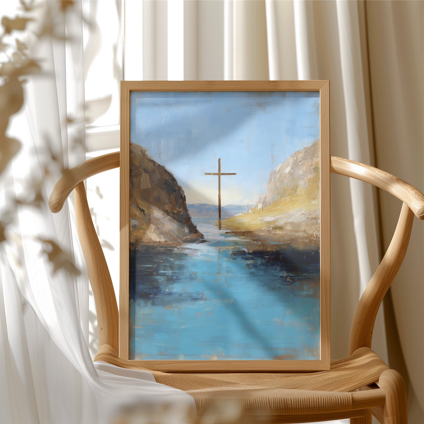 Faith Anchored Between Rocky Shores