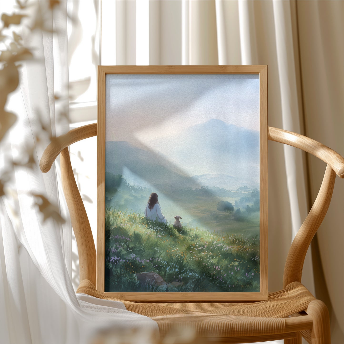 Meadow Mornings With Loyal Friend