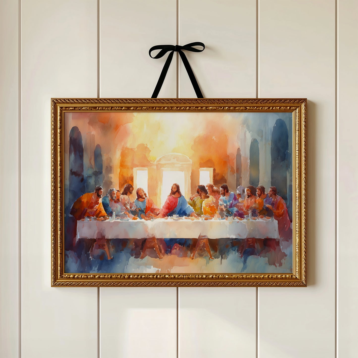 Sunlit Gathering At Ancient Table