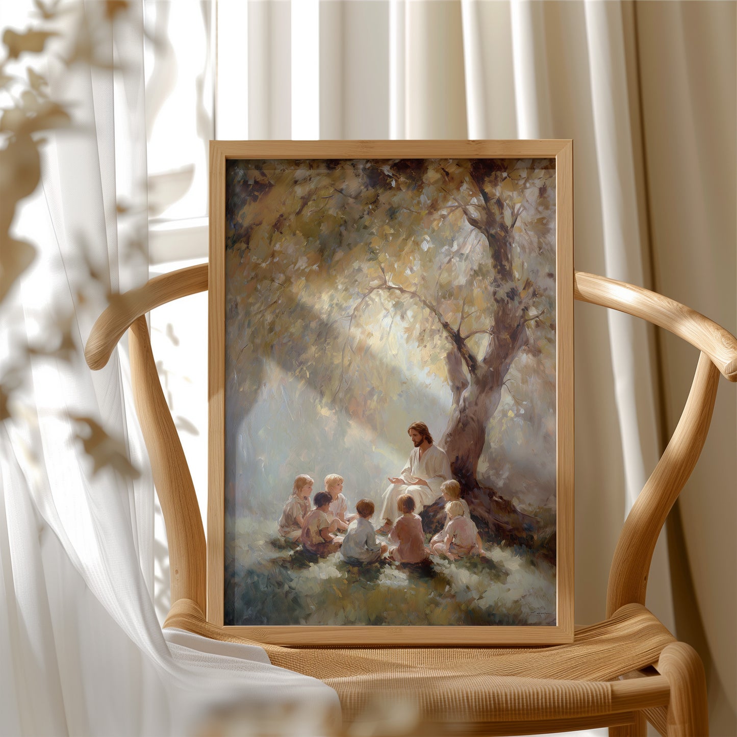 Gentle Words Beneath Autumn Boughs