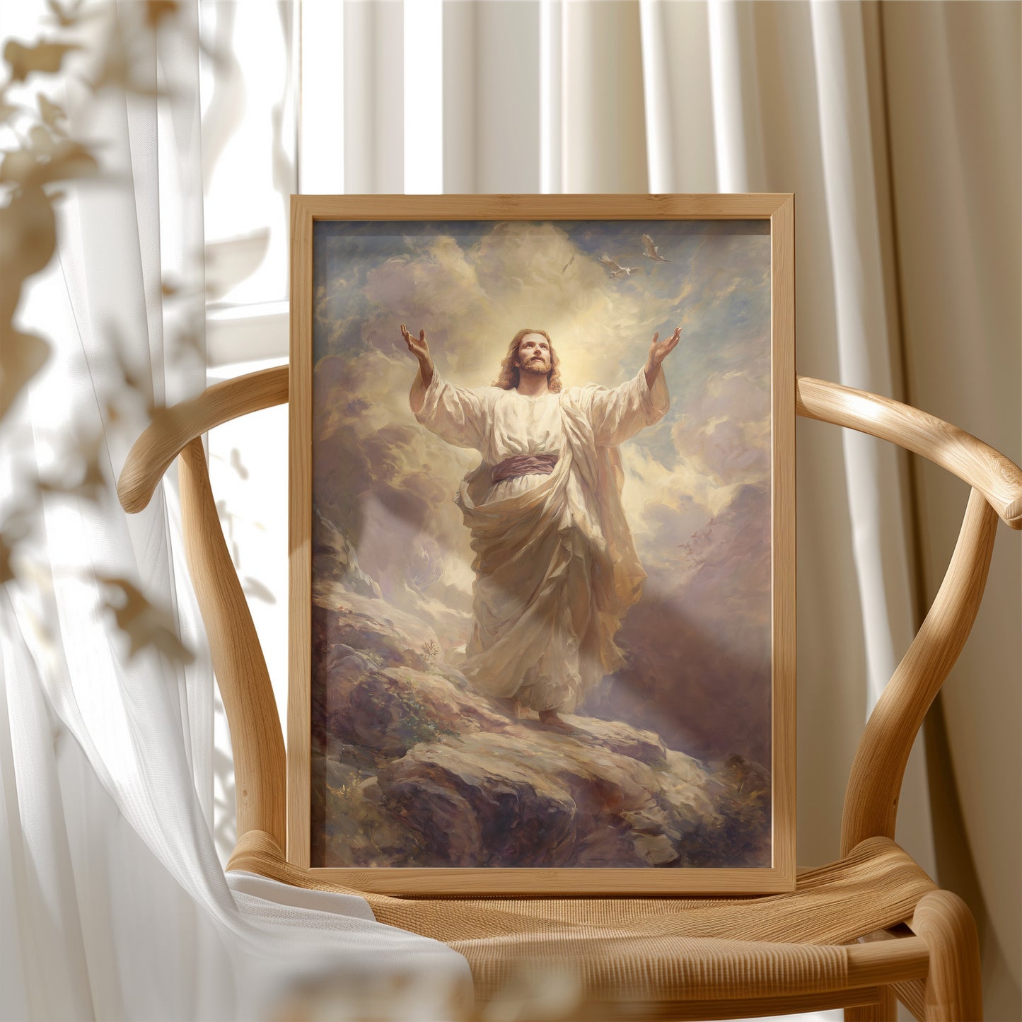 Faith Rests On Wooden Tables