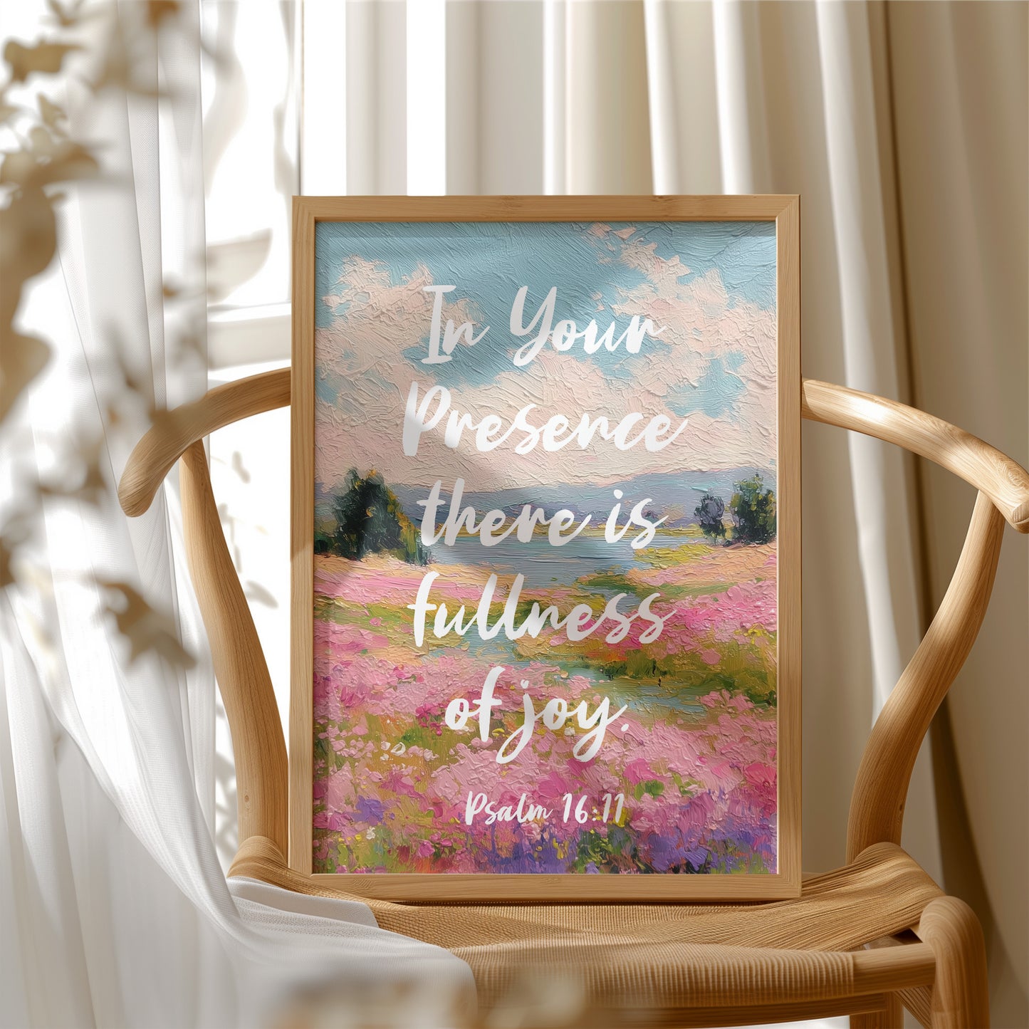 Sacred Words Across Pink Meadows