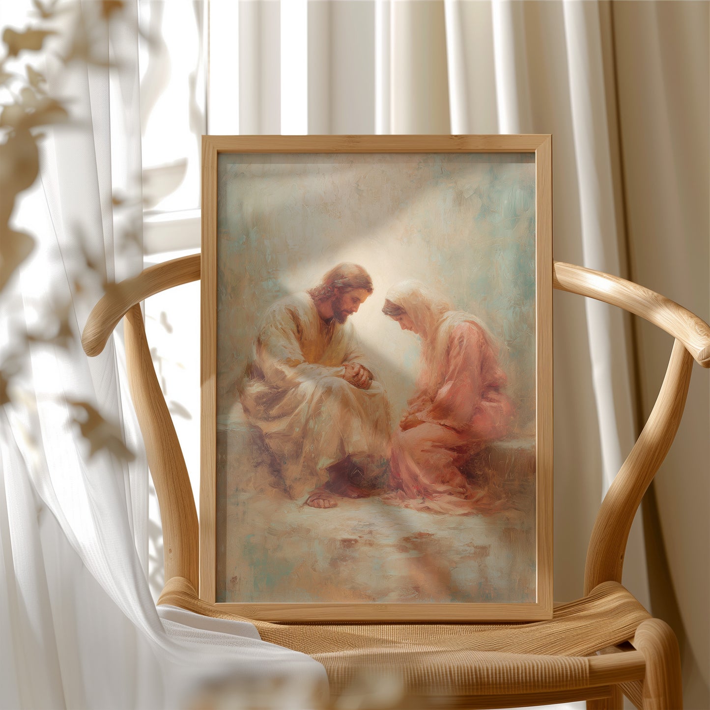 Sacred Moment in Gentle Light